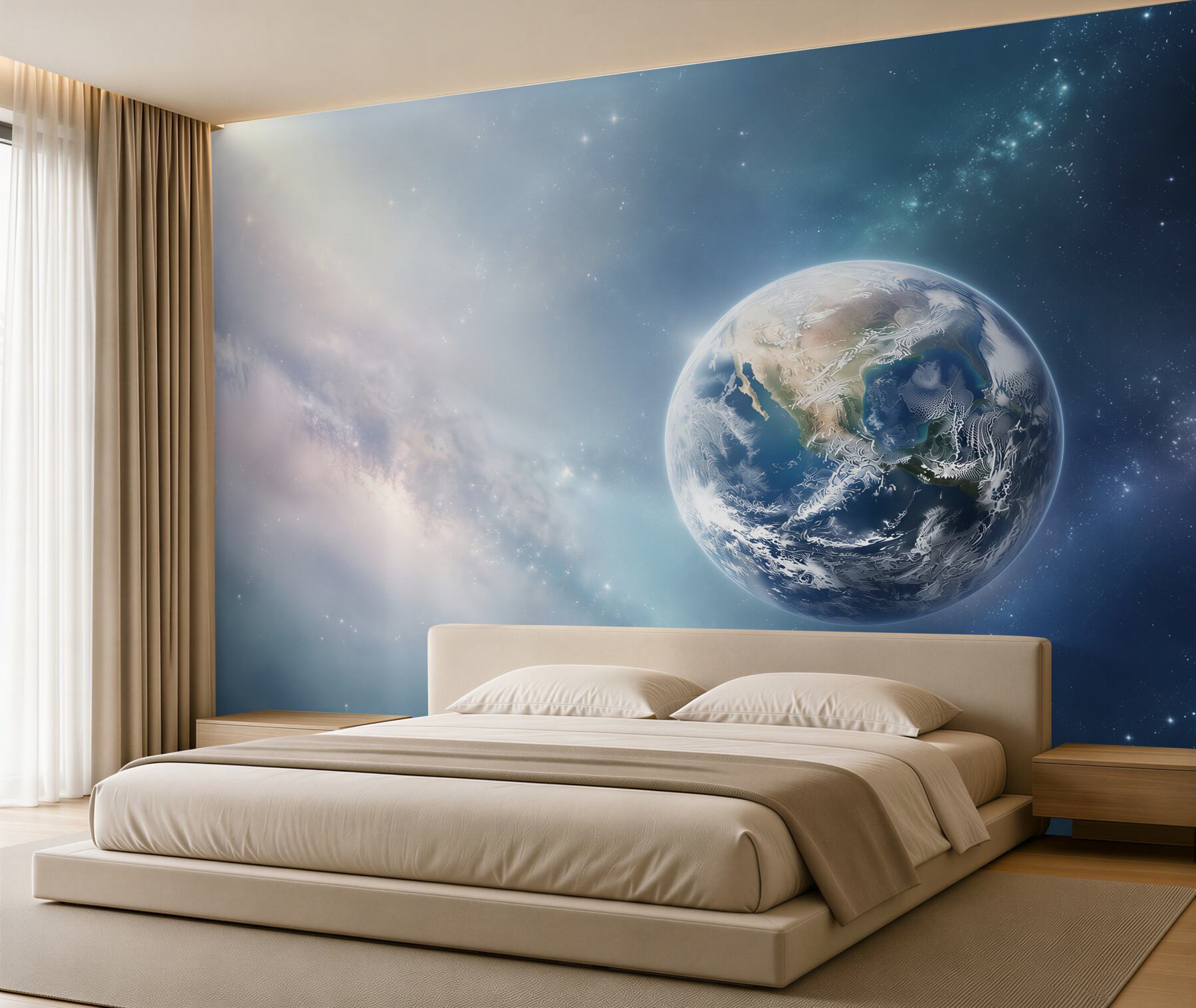 Fototapeta kamienny mur i planeta Ziemia?v23