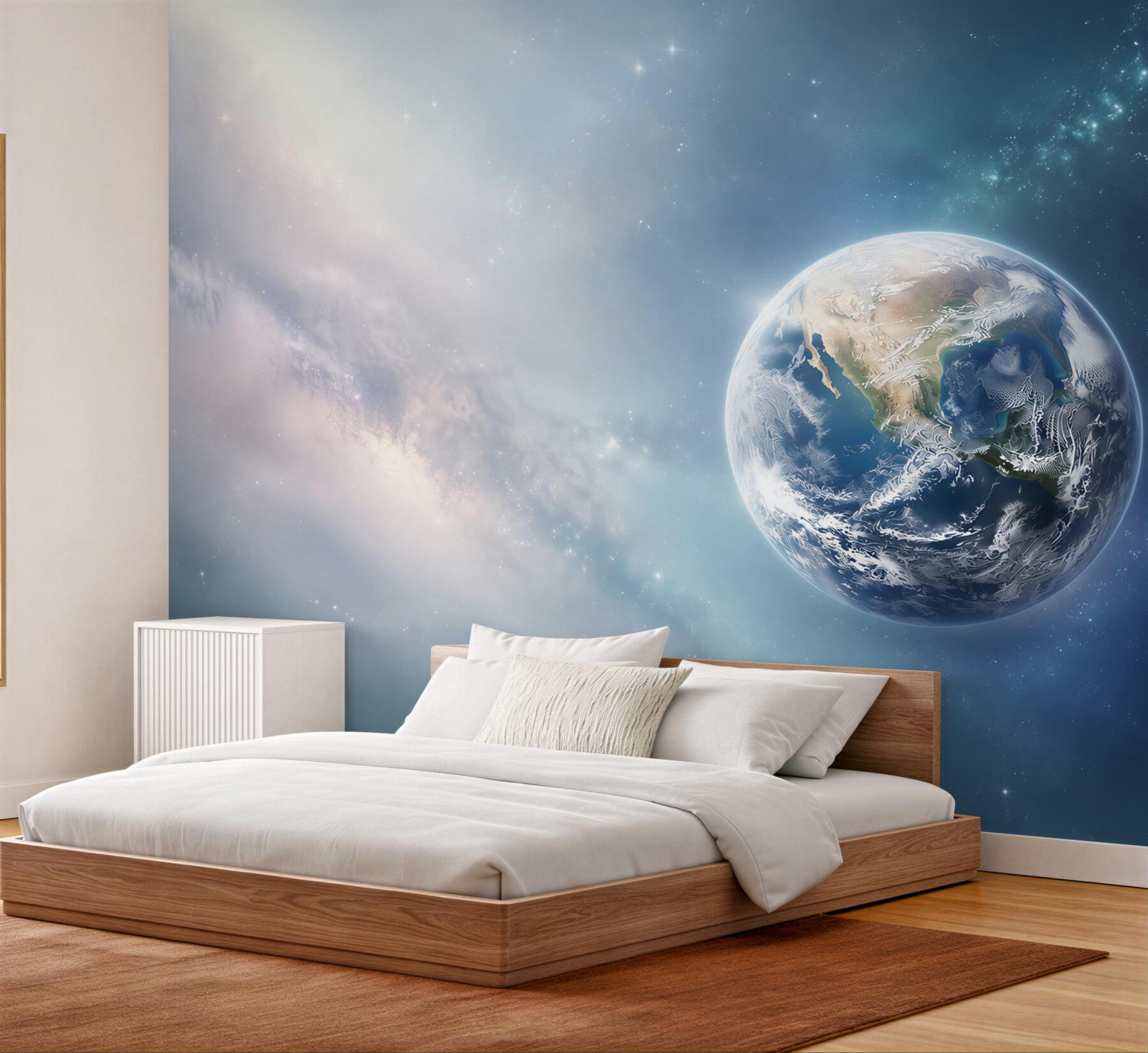 Fototapeta kamienny mur i planeta Ziemia?v23