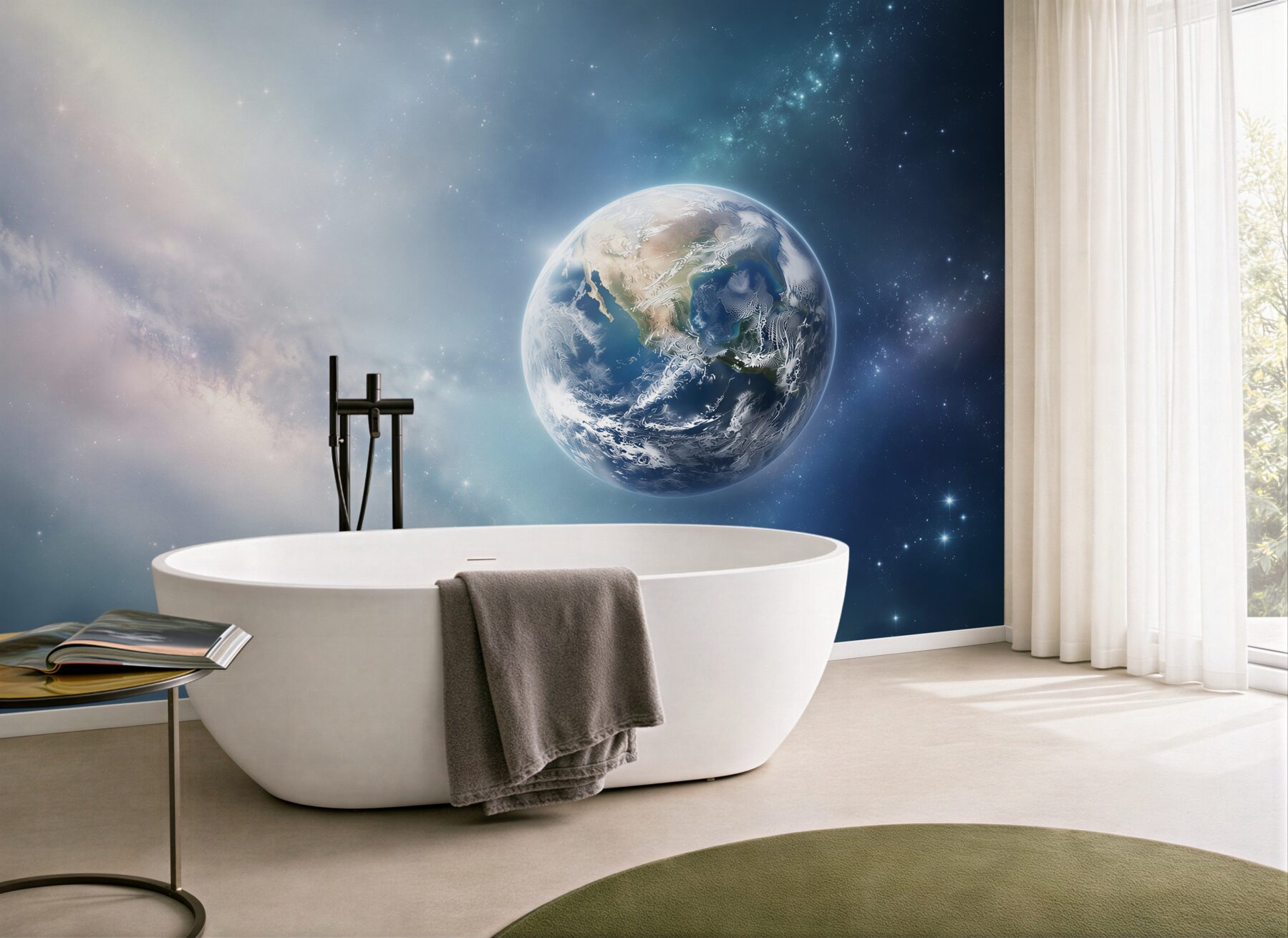 Fototapeta kamienny mur i planeta Ziemia?v23