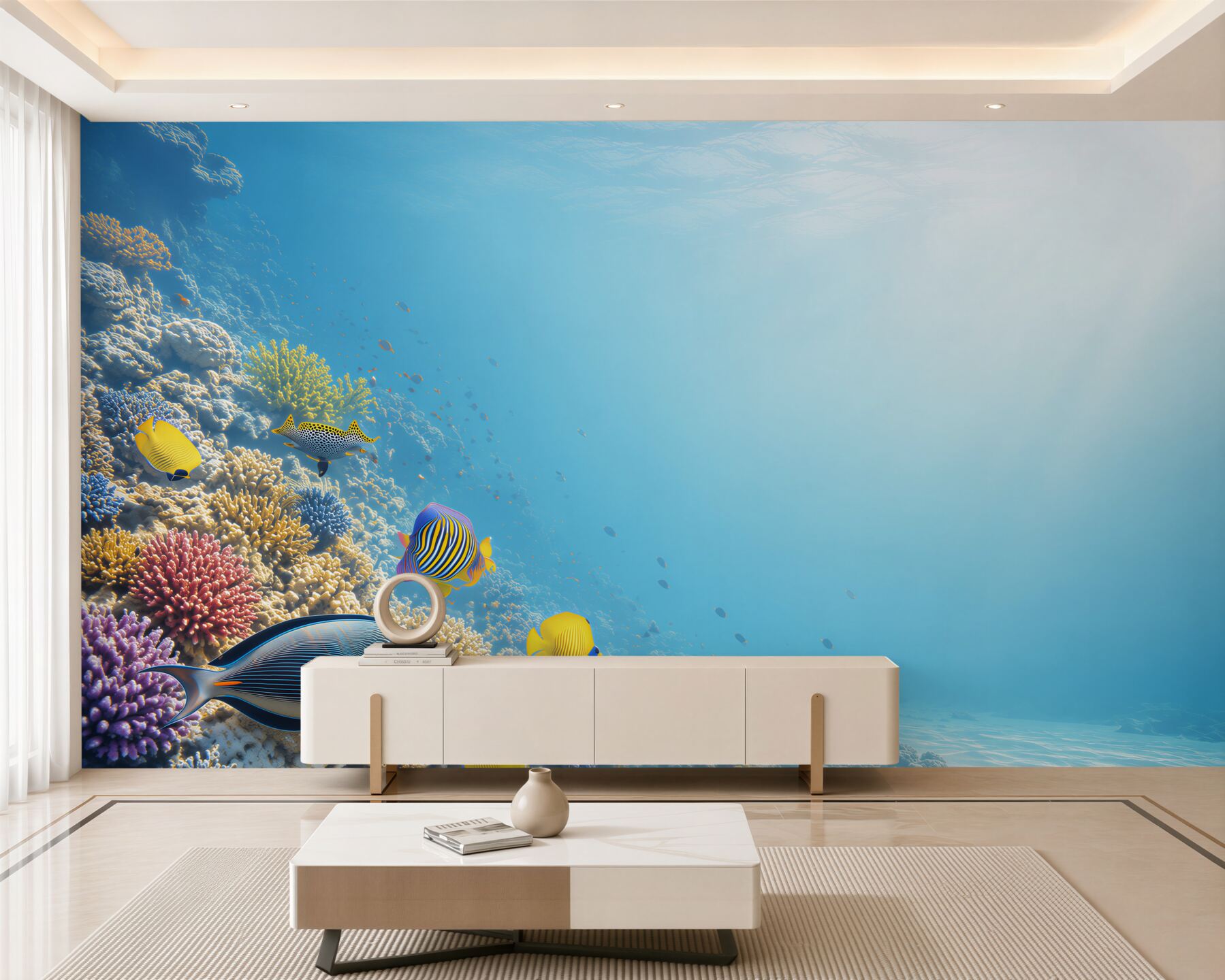 Fototapeta mieszkańcy oceanu w słońcu?v23