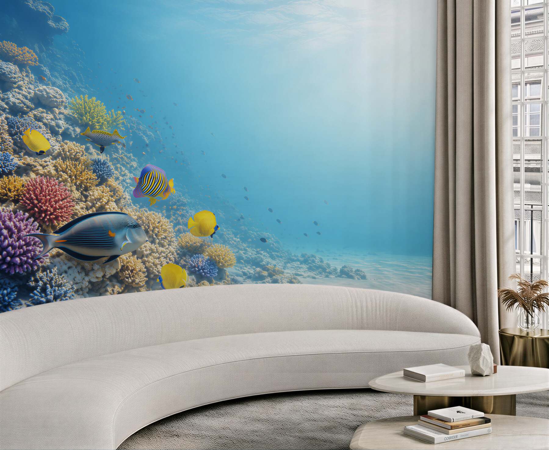 Fototapeta mieszkańcy oceanu w słońcu?v23