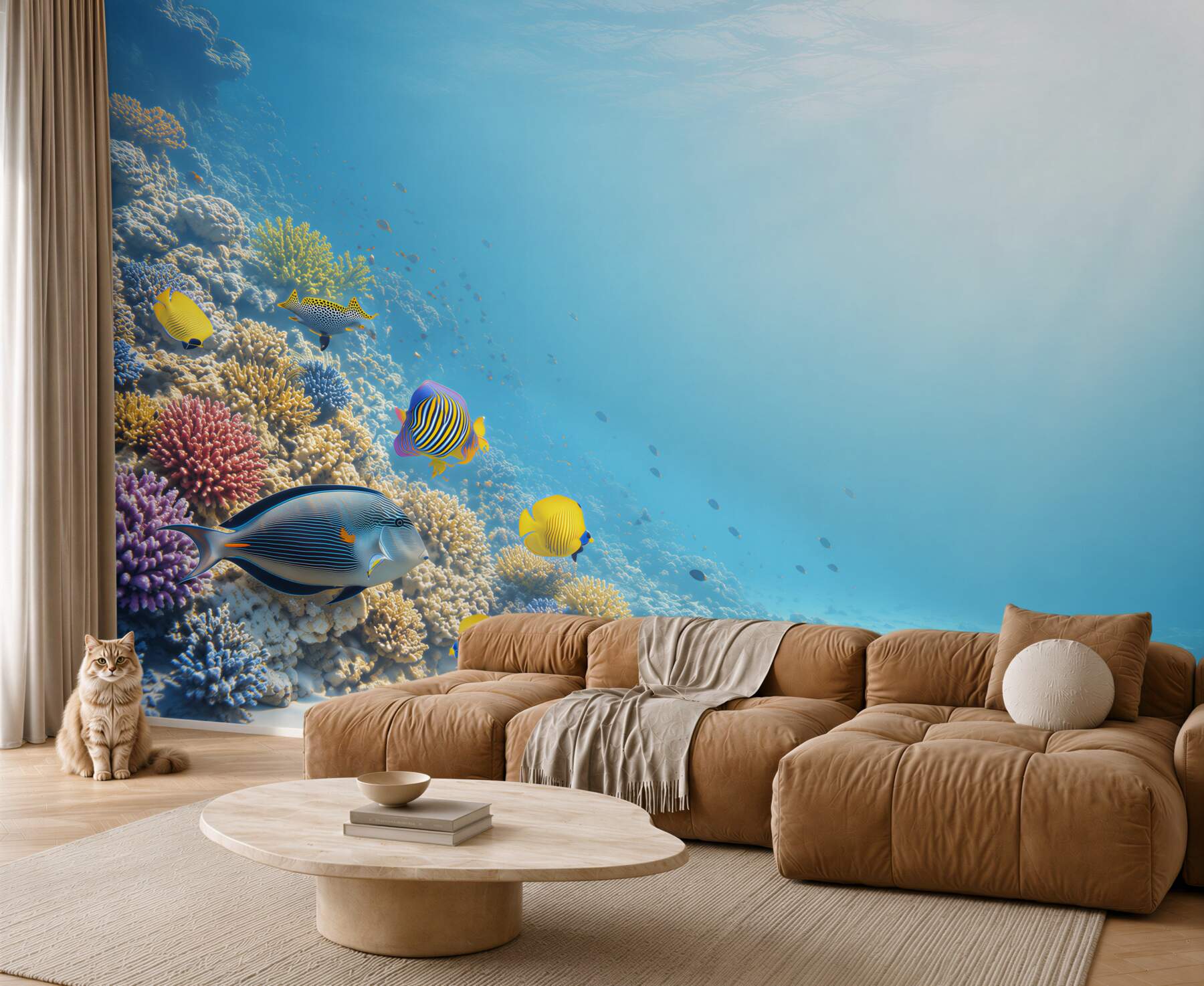 Fototapeta mieszkańcy oceanu w słońcu?v23