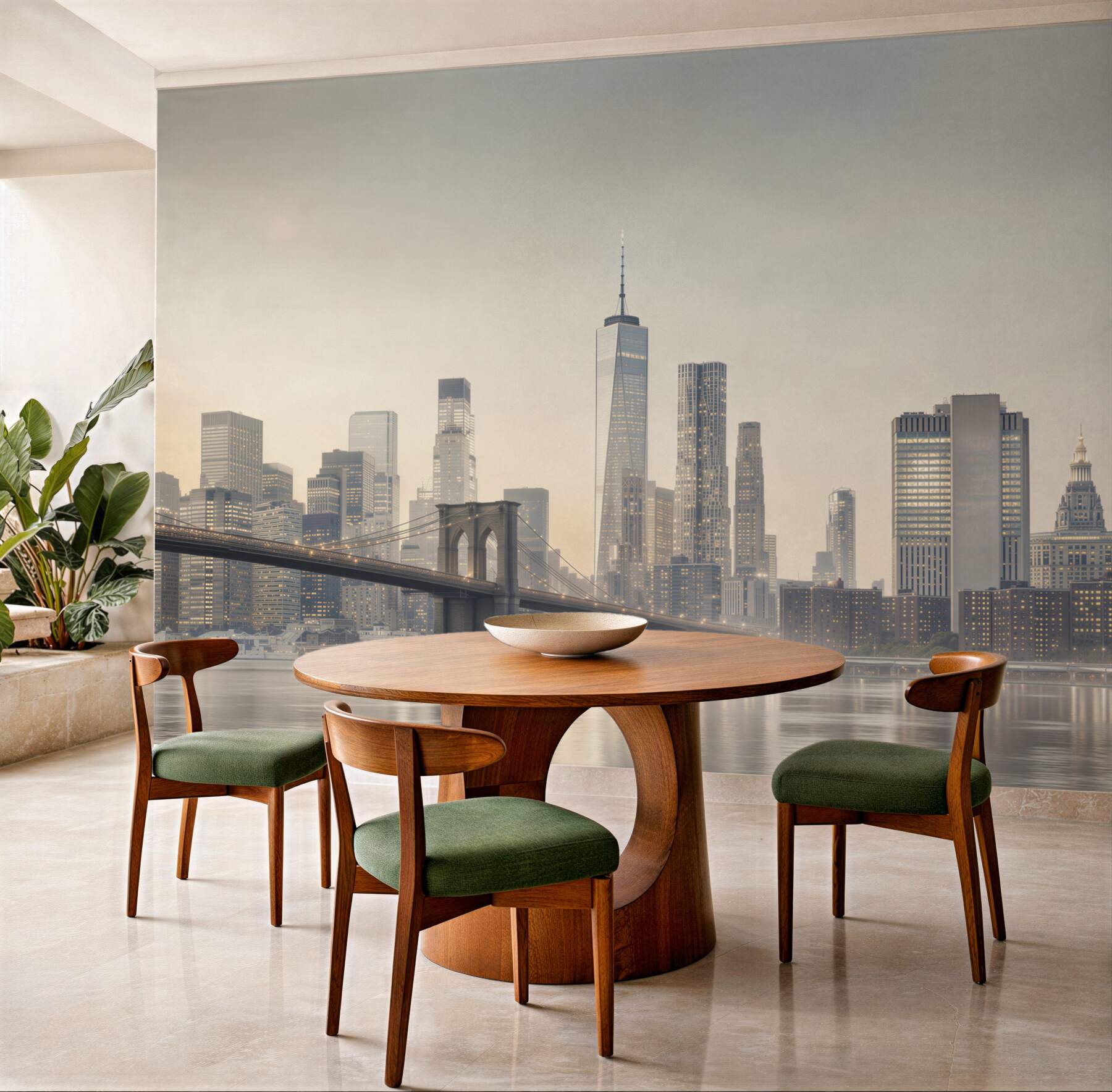 Fototapeta Most Manhattan nocą?v23