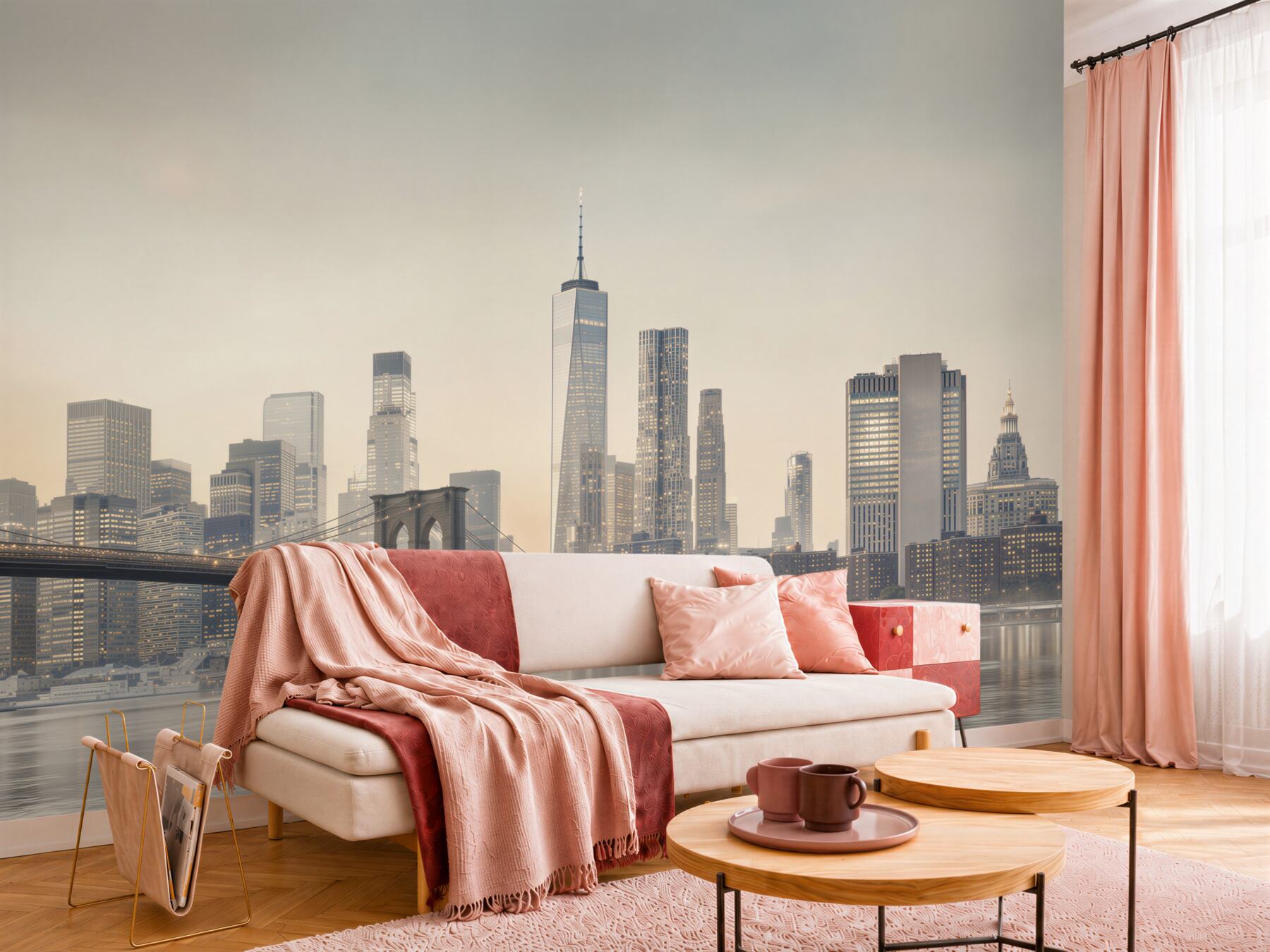 Fototapeta Most Manhattan nocą?v23