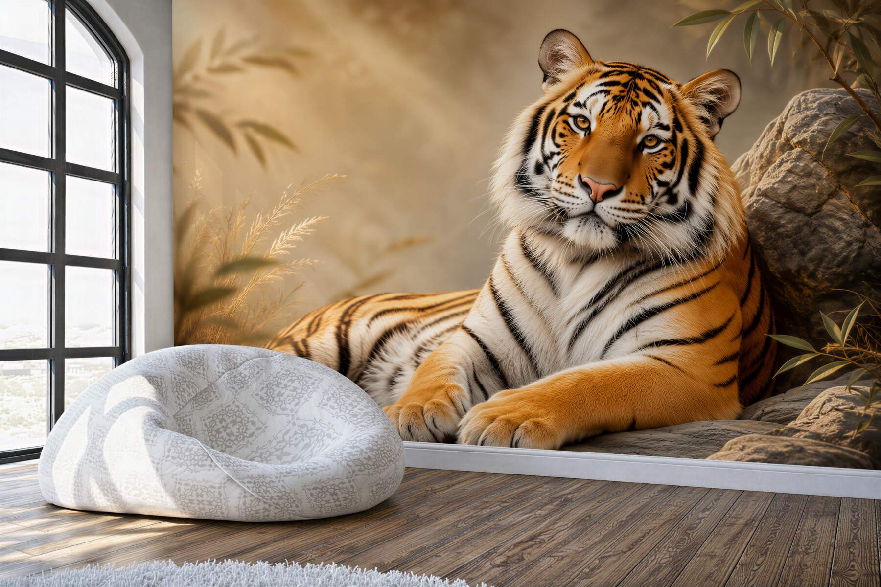 Fototapeta duży tygrys odpoczywa?v23