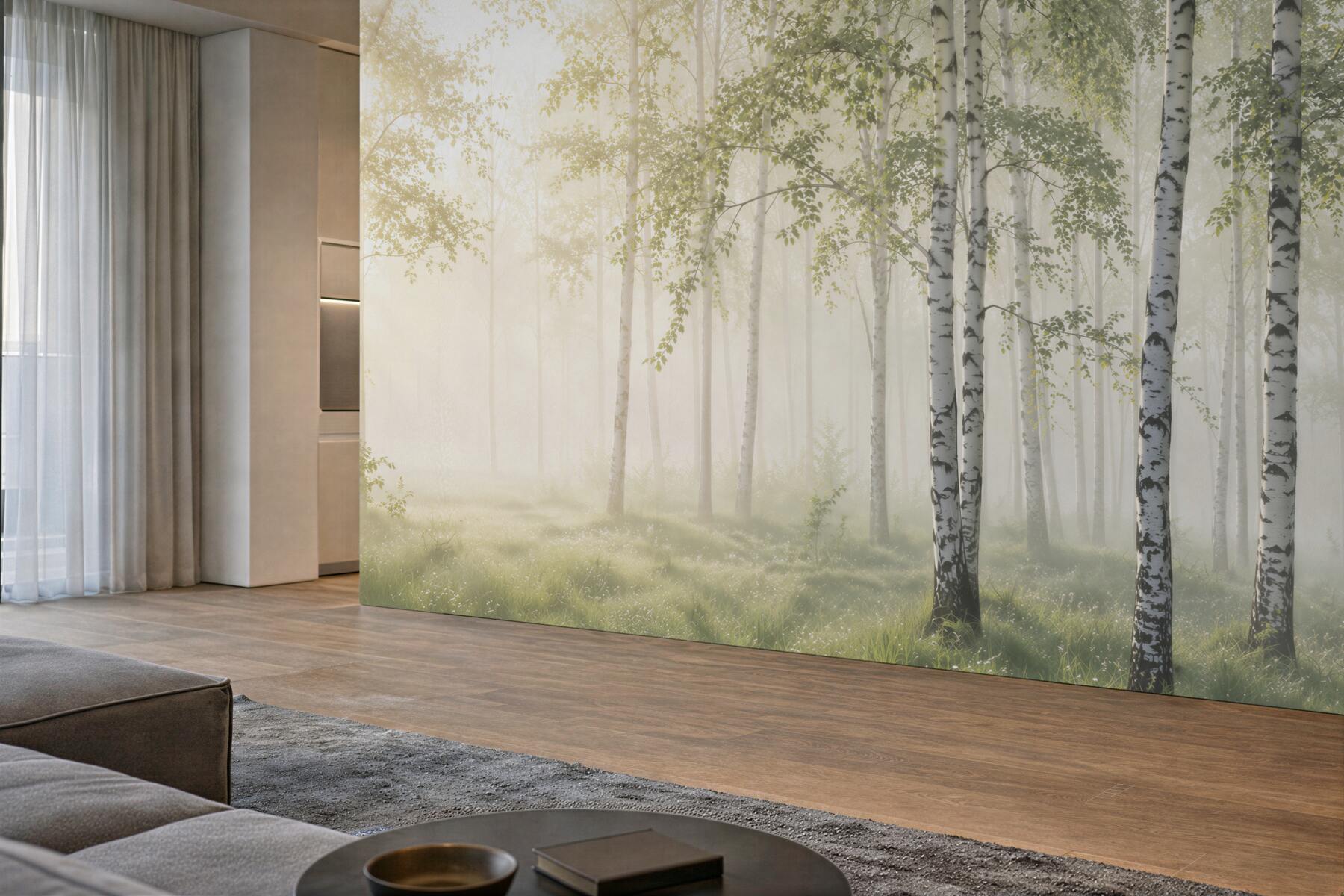 Fototapeta smukła letnia brzoza?v23