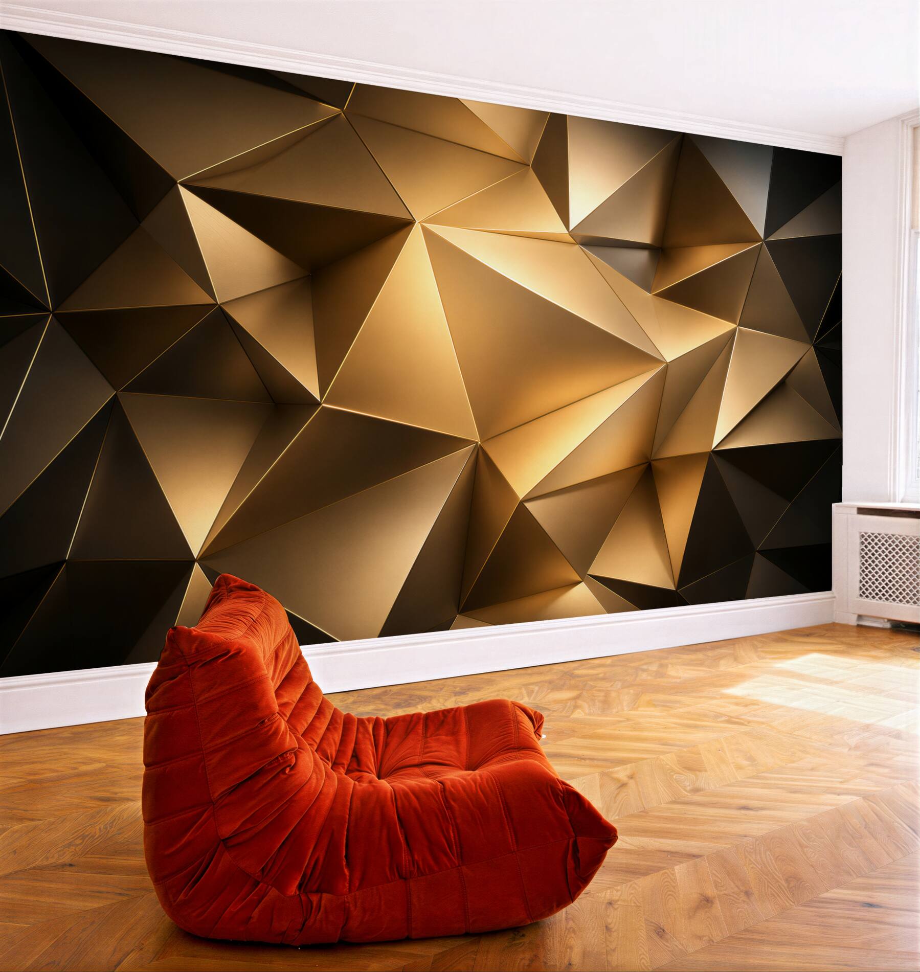 Fototapeta złote kształty geometryczne?v23
