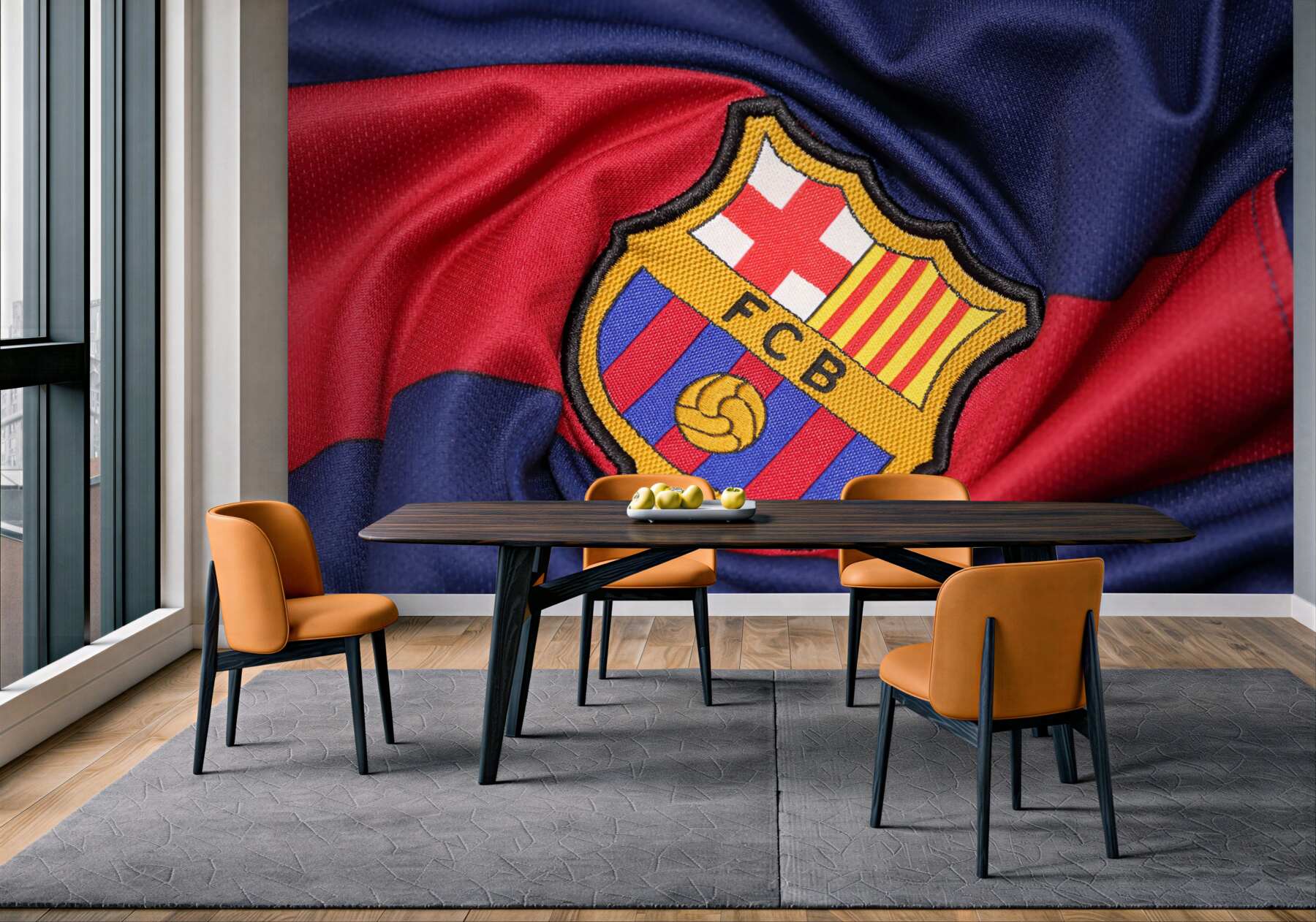 Fototapeta Symbole klubu piłkarskiego Barcelona?v23