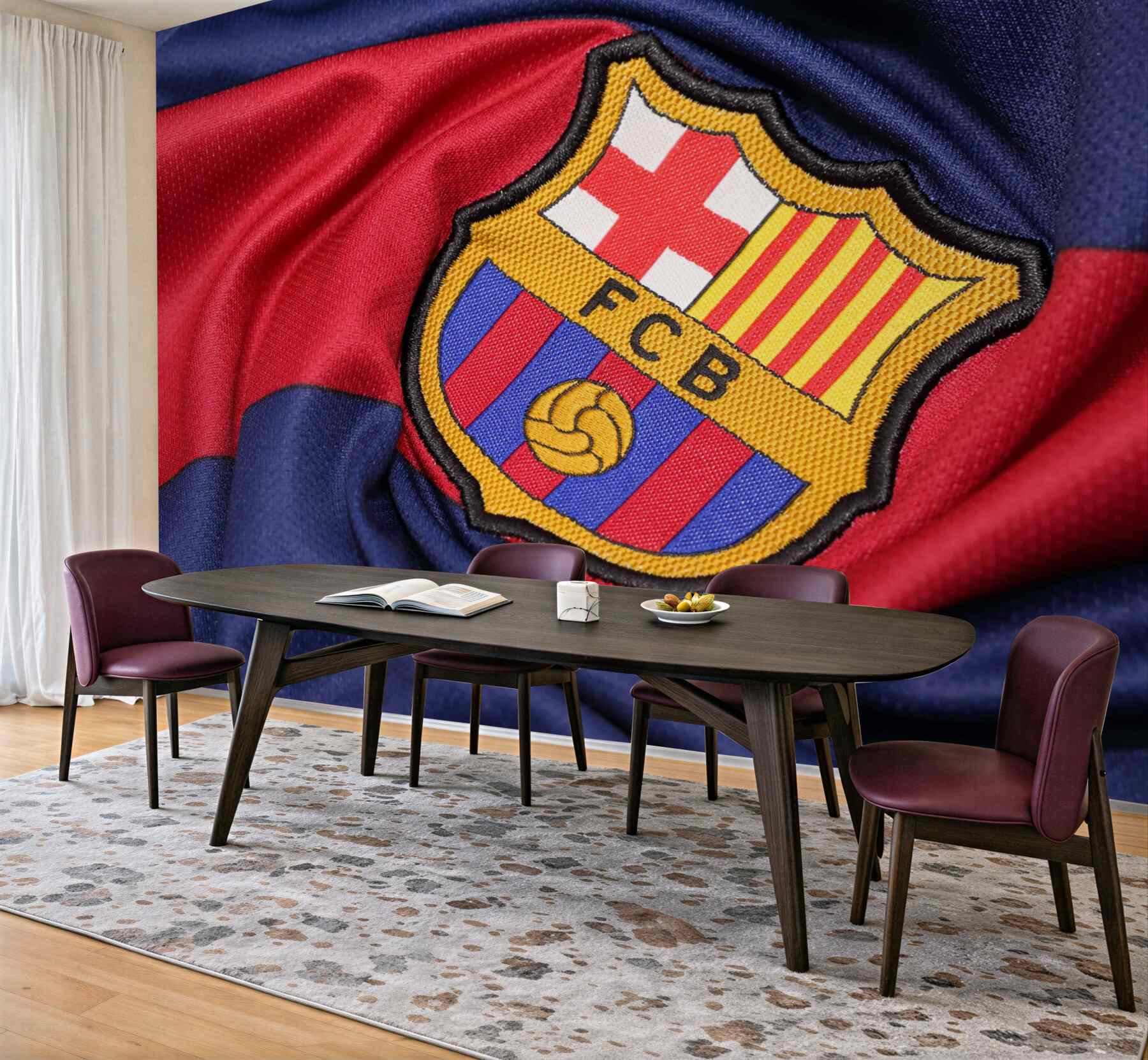 Fototapeta Symbole klubu piłkarskiego Barcelona?v23