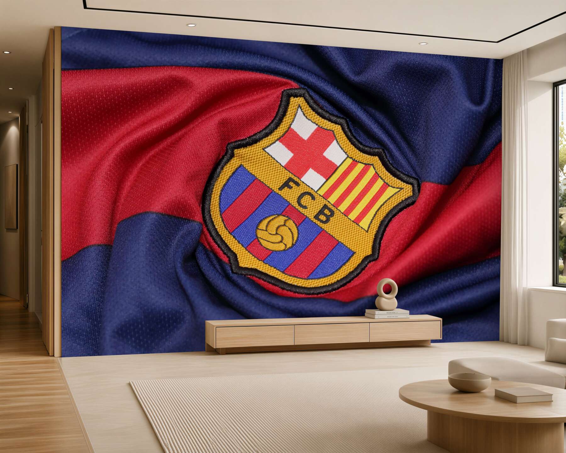 Fototapeta Symbole klubu piłkarskiego Barcelona?v23