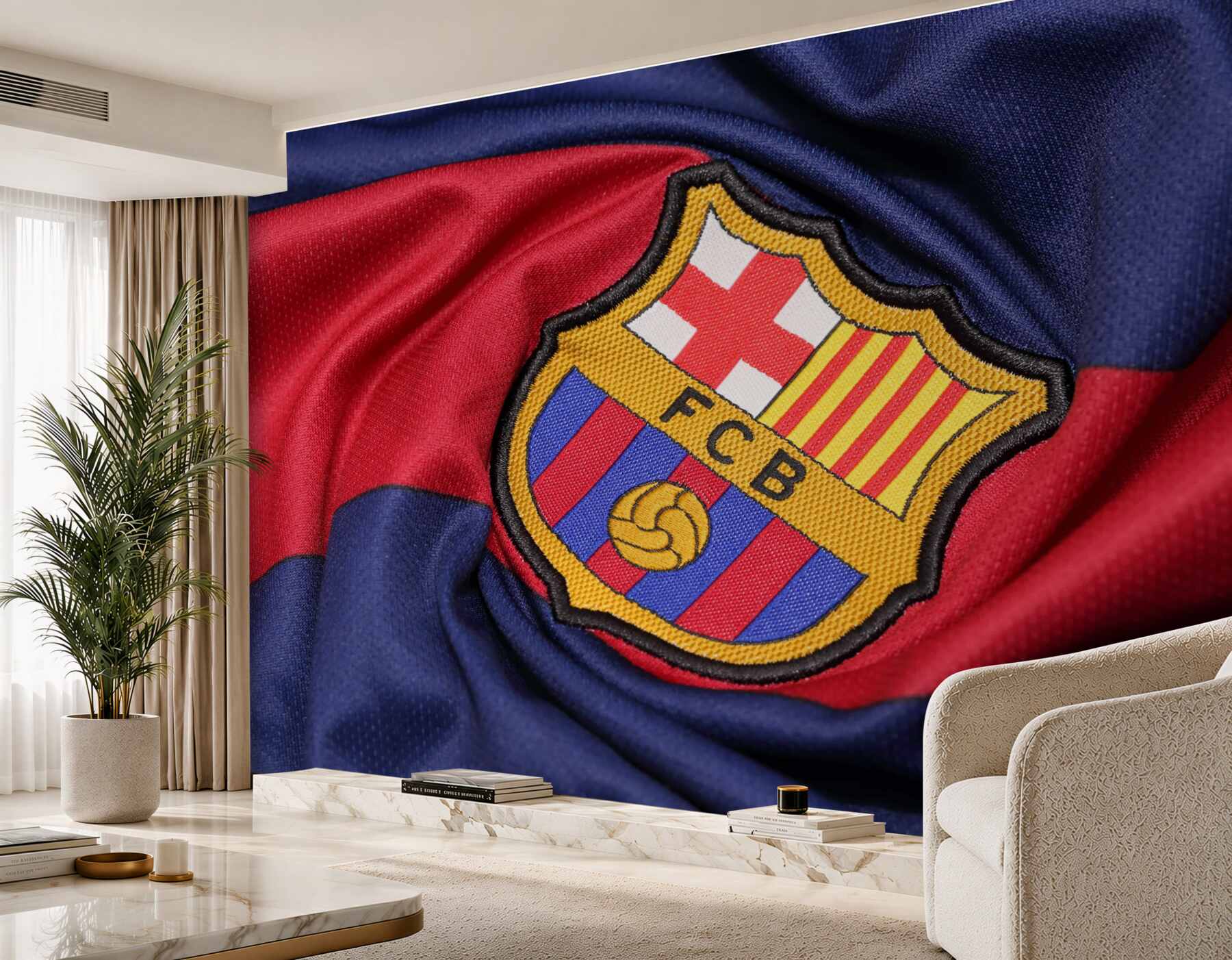 Fototapeta Symbole klubu piłkarskiego Barcelona?v23