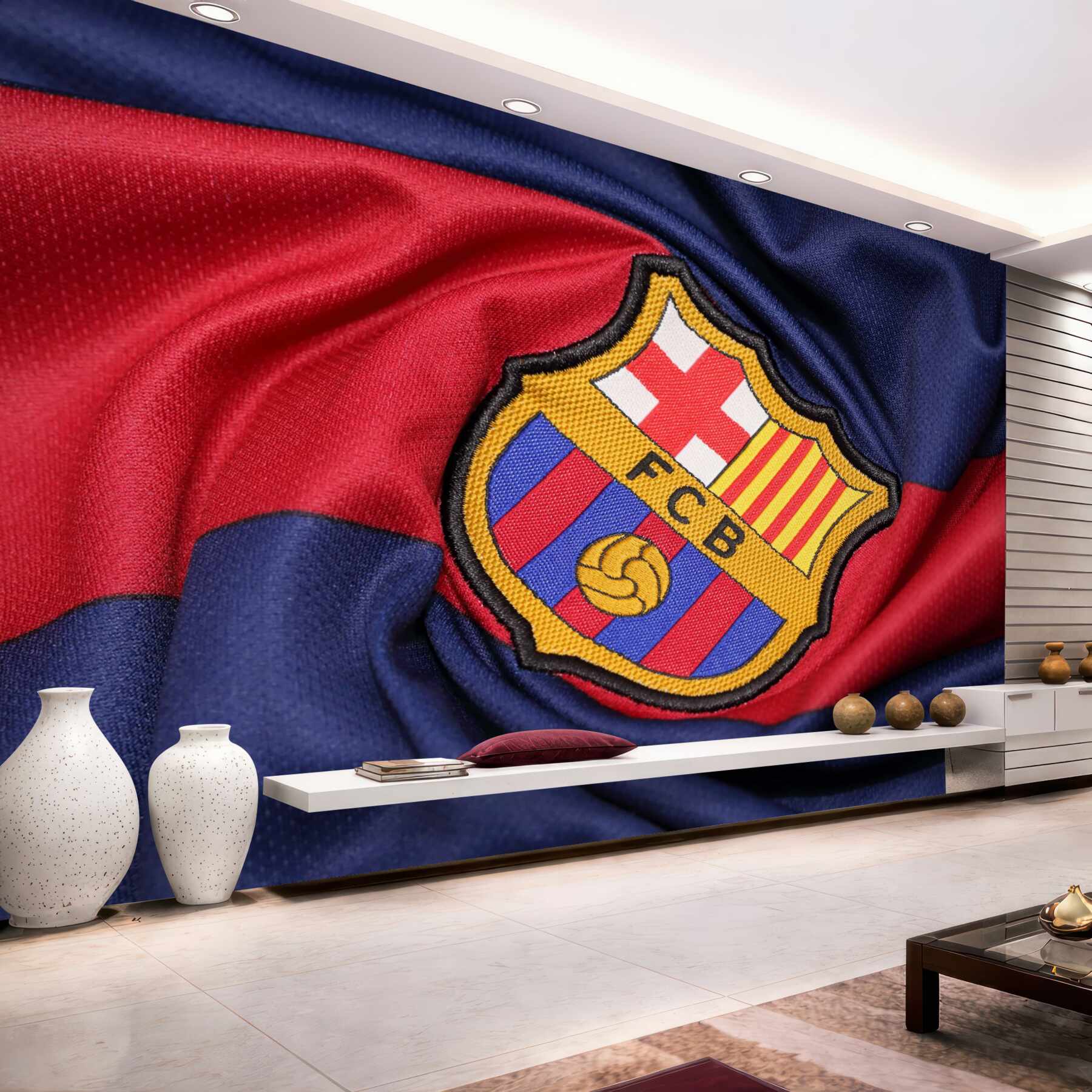 Fototapeta Symbole klubu piłkarskiego Barcelona