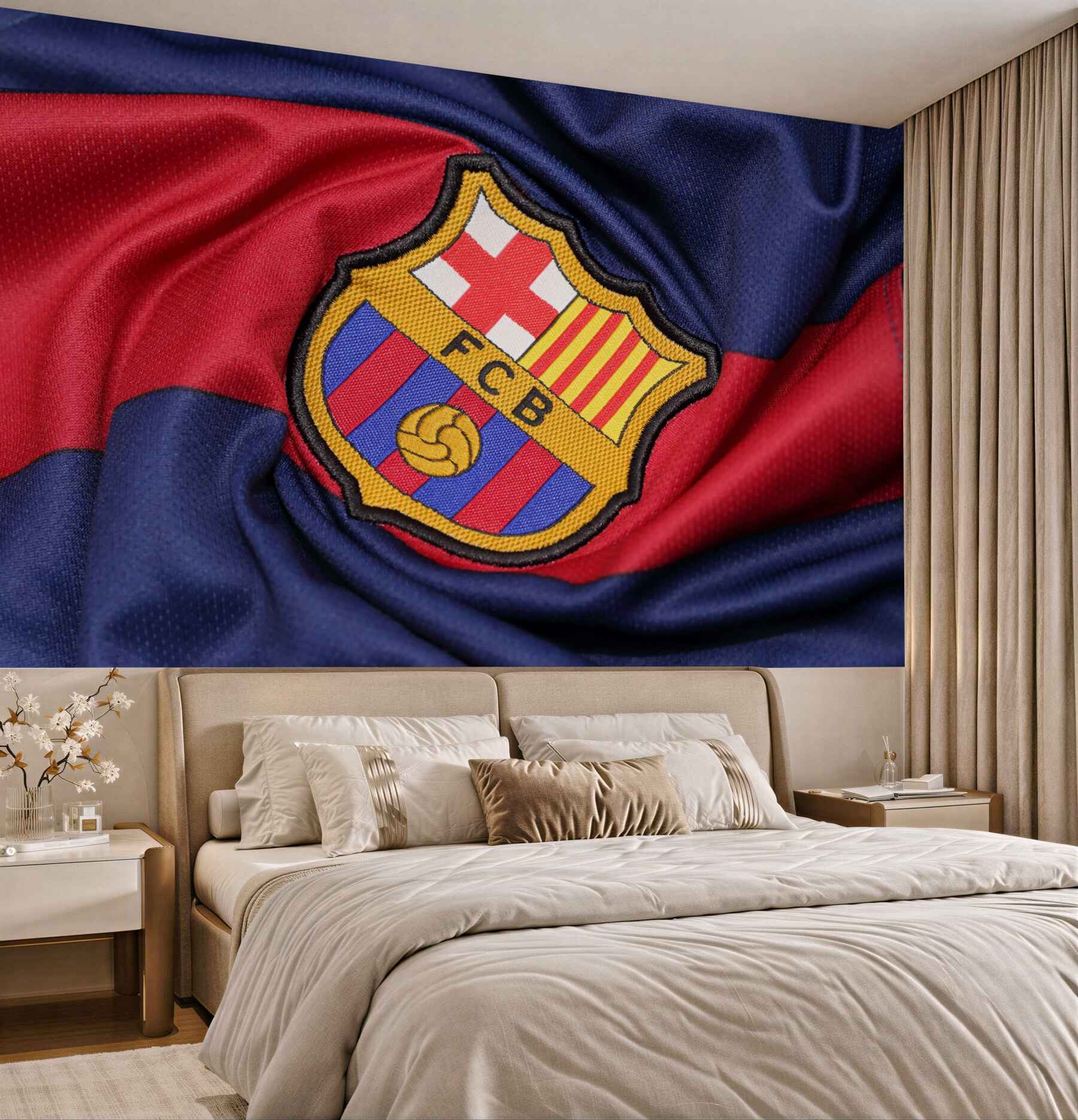 Fototapeta Symbole klubu piłkarskiego Barcelona?v23