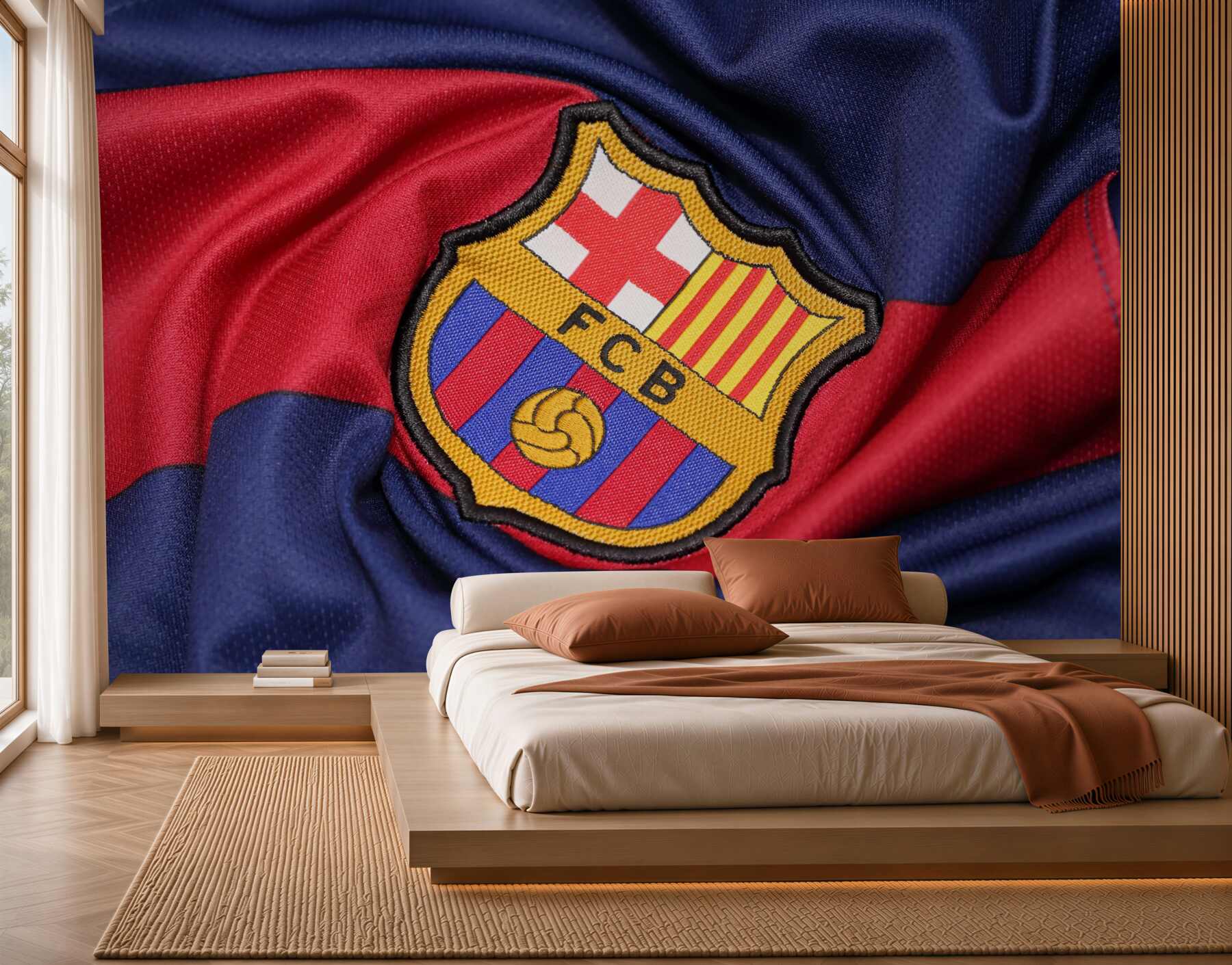 Fototapeta Symbole klubu piłkarskiego Barcelona?v23