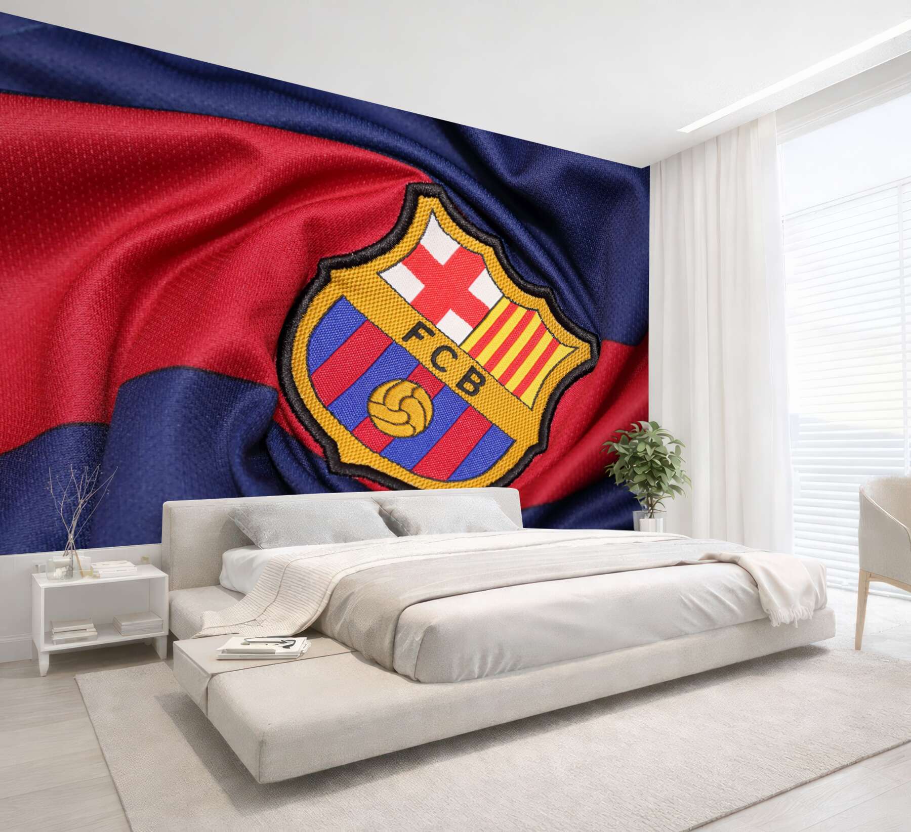 Fototapeta Symbole klubu piłkarskiego Barcelona?v23