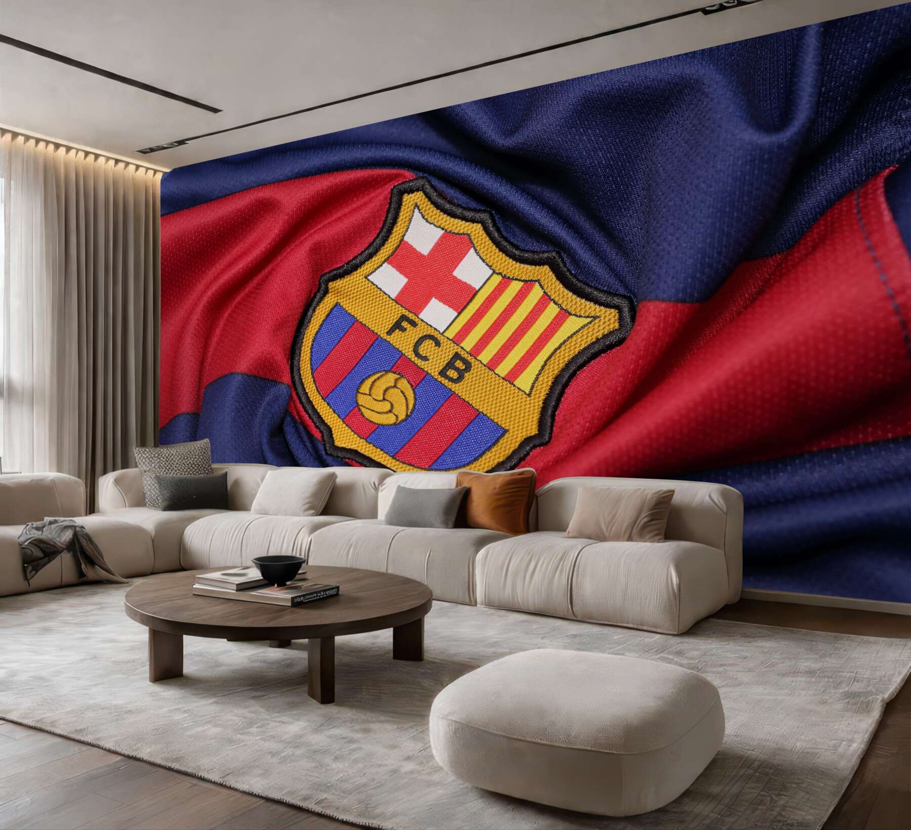 Fototapeta Symbole klubu piłkarskiego Barcelona?v23