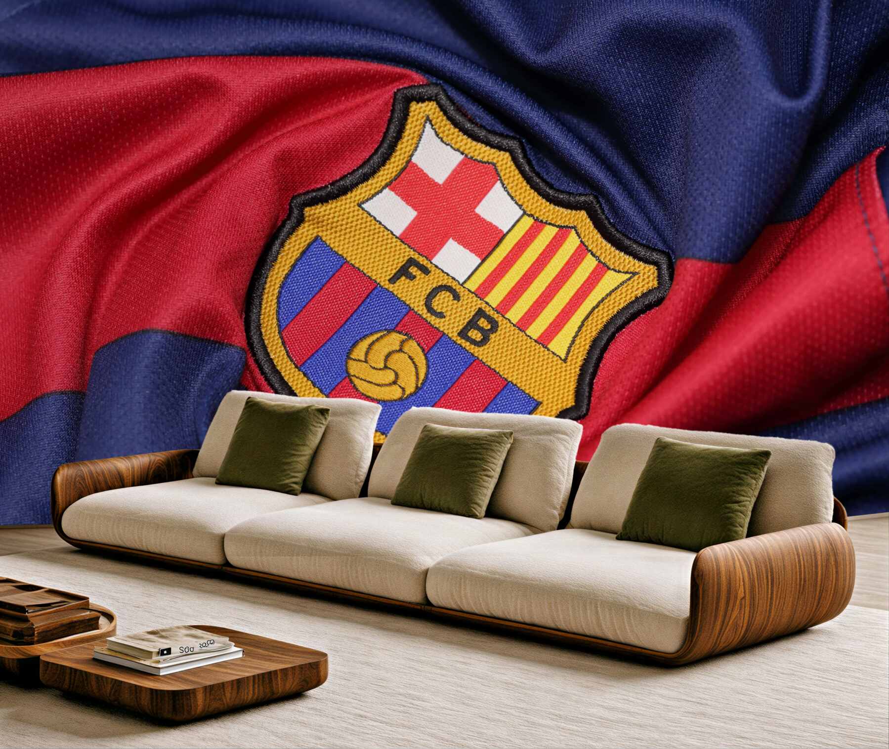 Fototapeta Symbole klubu piłkarskiego Barcelona?v23