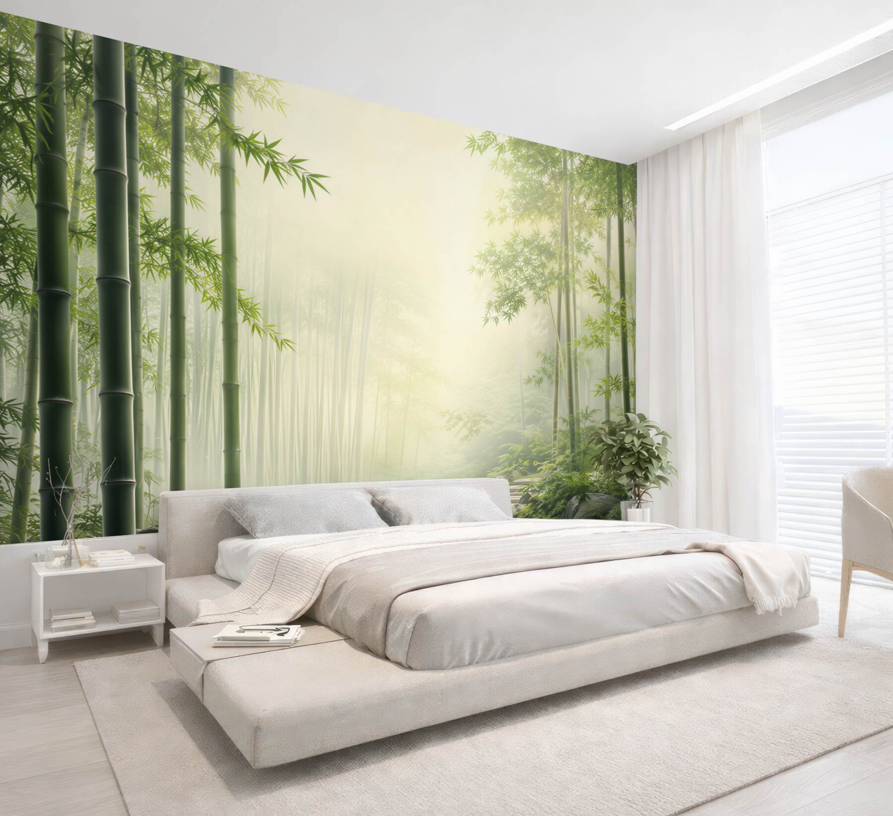 Fototapeta piękny gęsty zielony las?v23