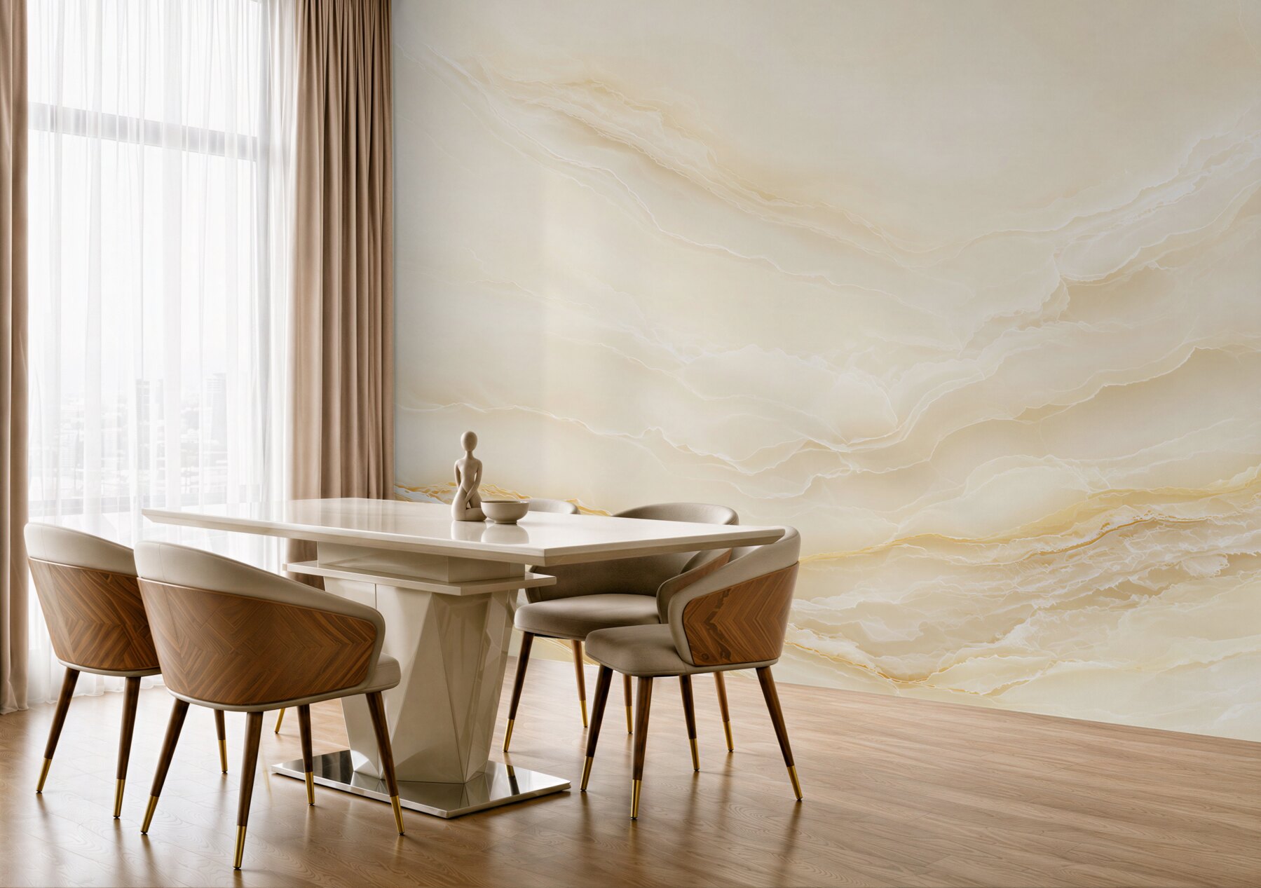 Fototapeta beżowe płytki porcelanowe?v23