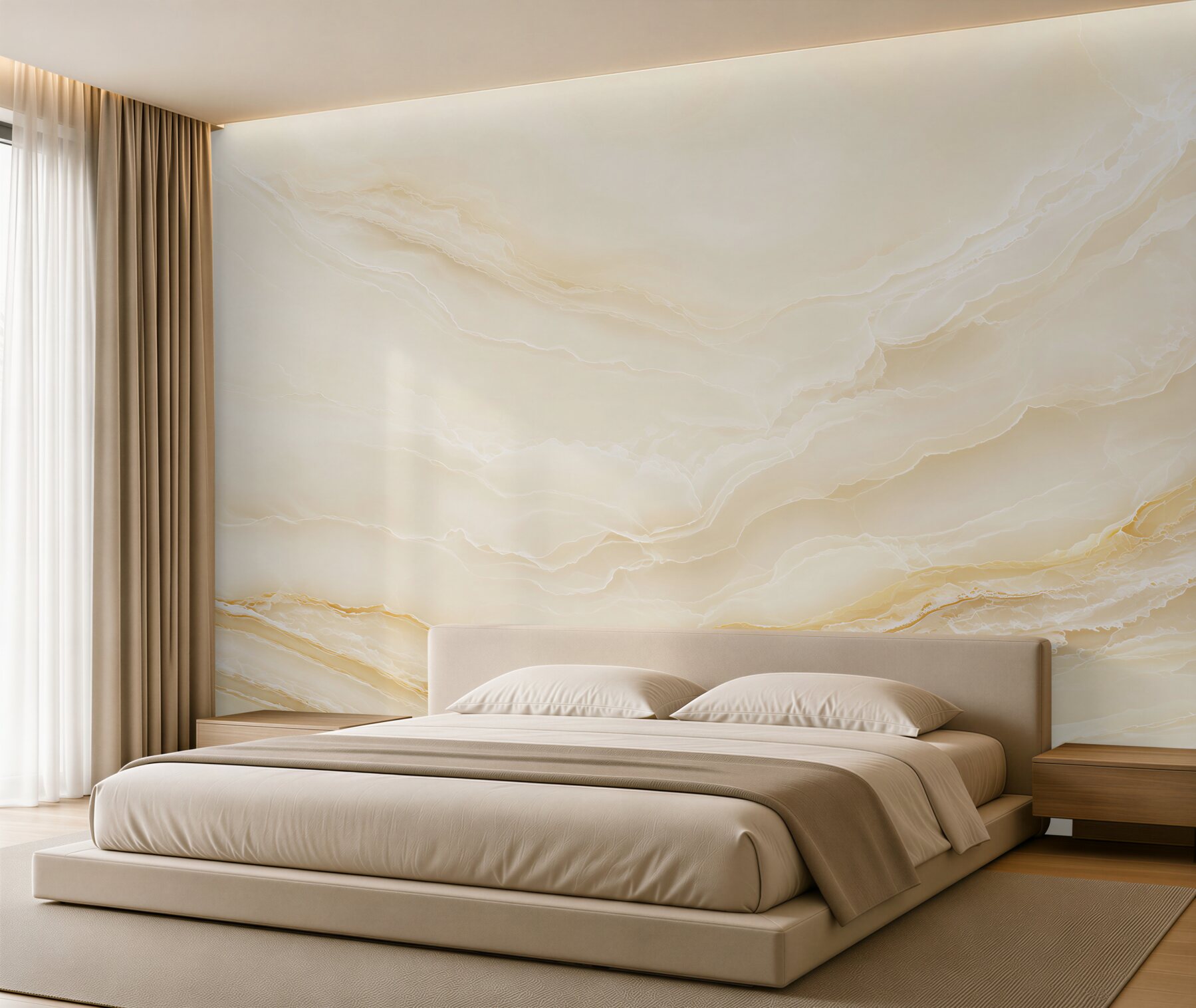 Fototapeta beżowe płytki porcelanowe?v23