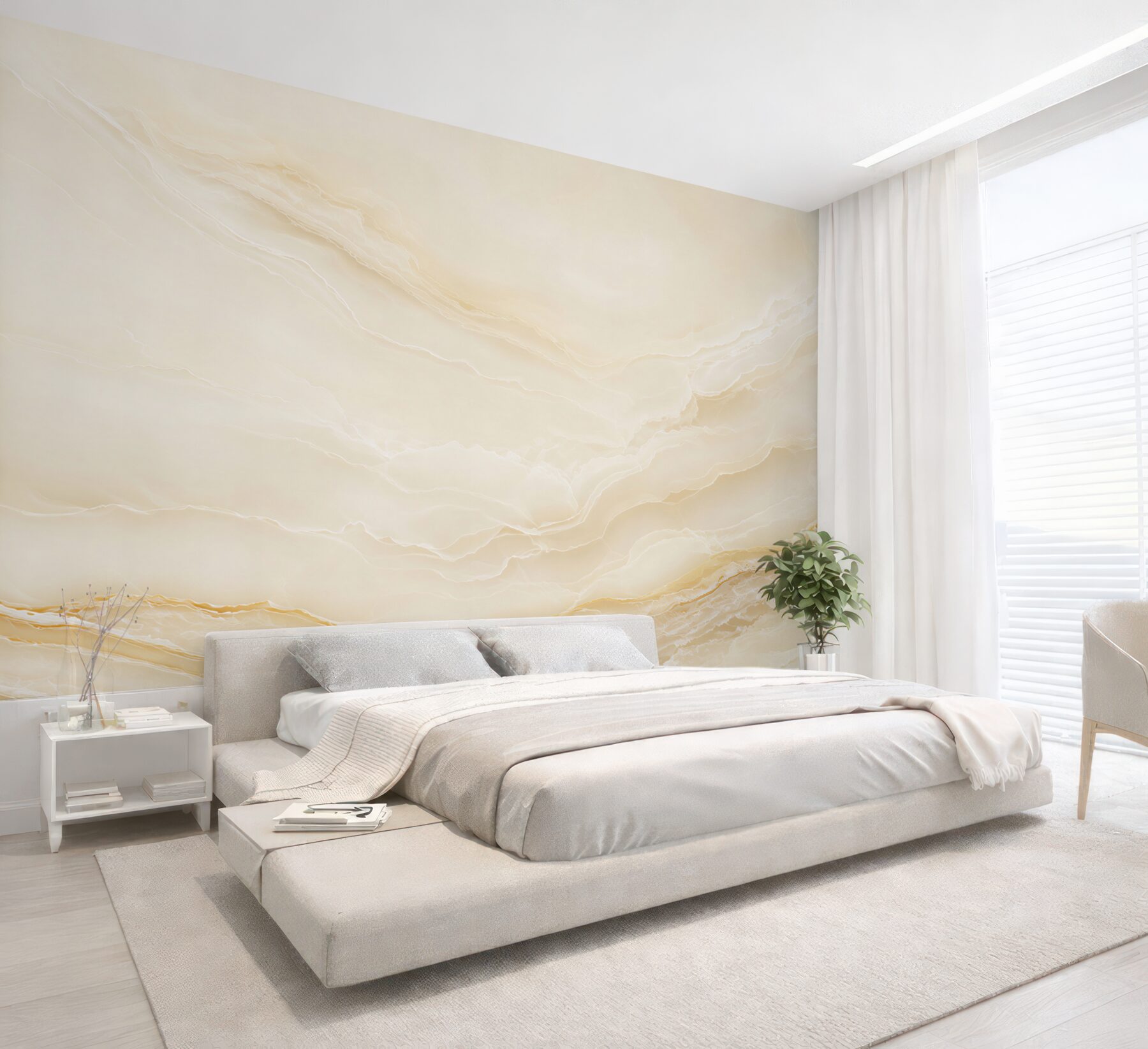 Fototapeta beżowe płytki porcelanowe?v23