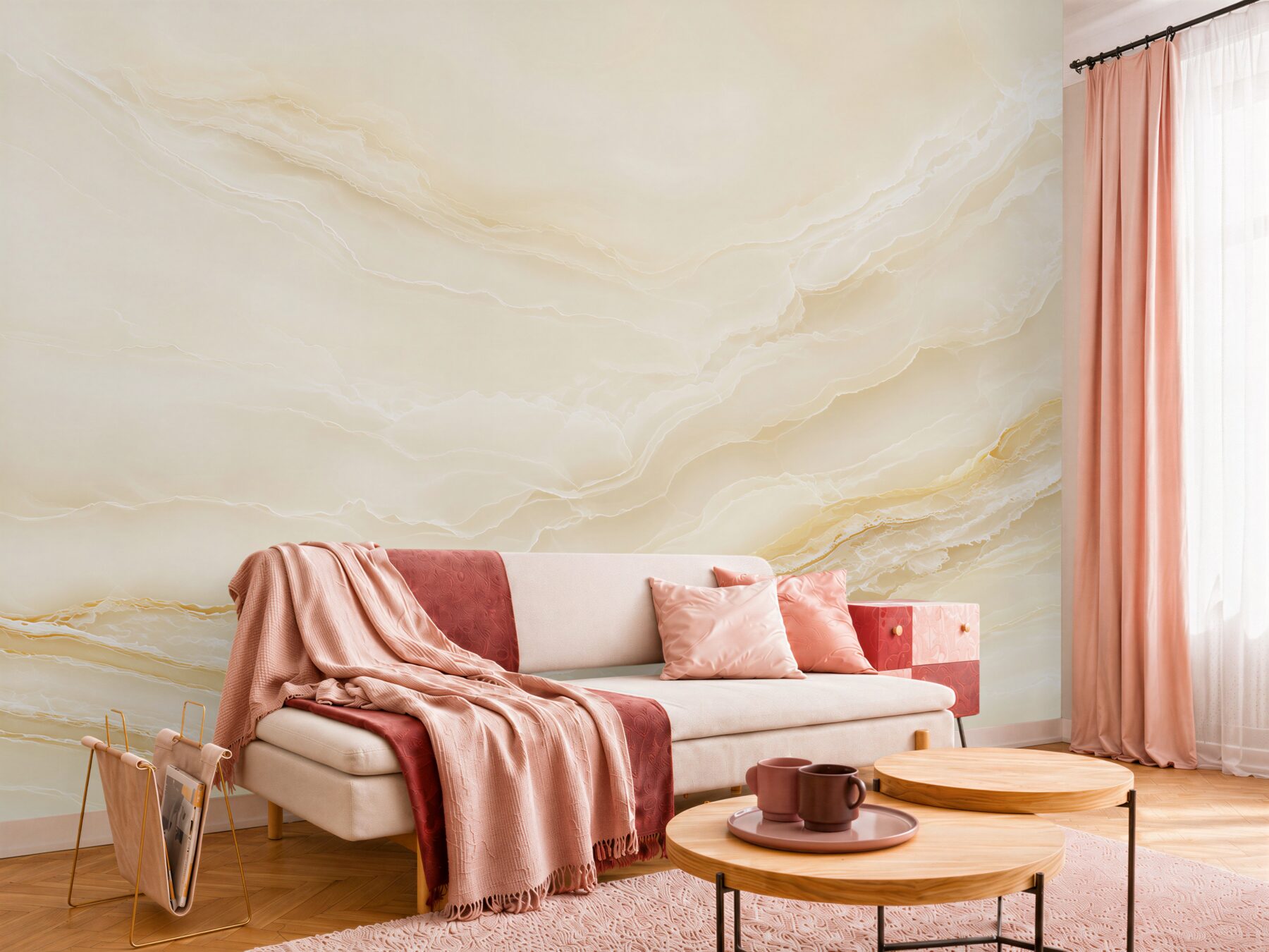 Fototapeta beżowe płytki porcelanowe?v23