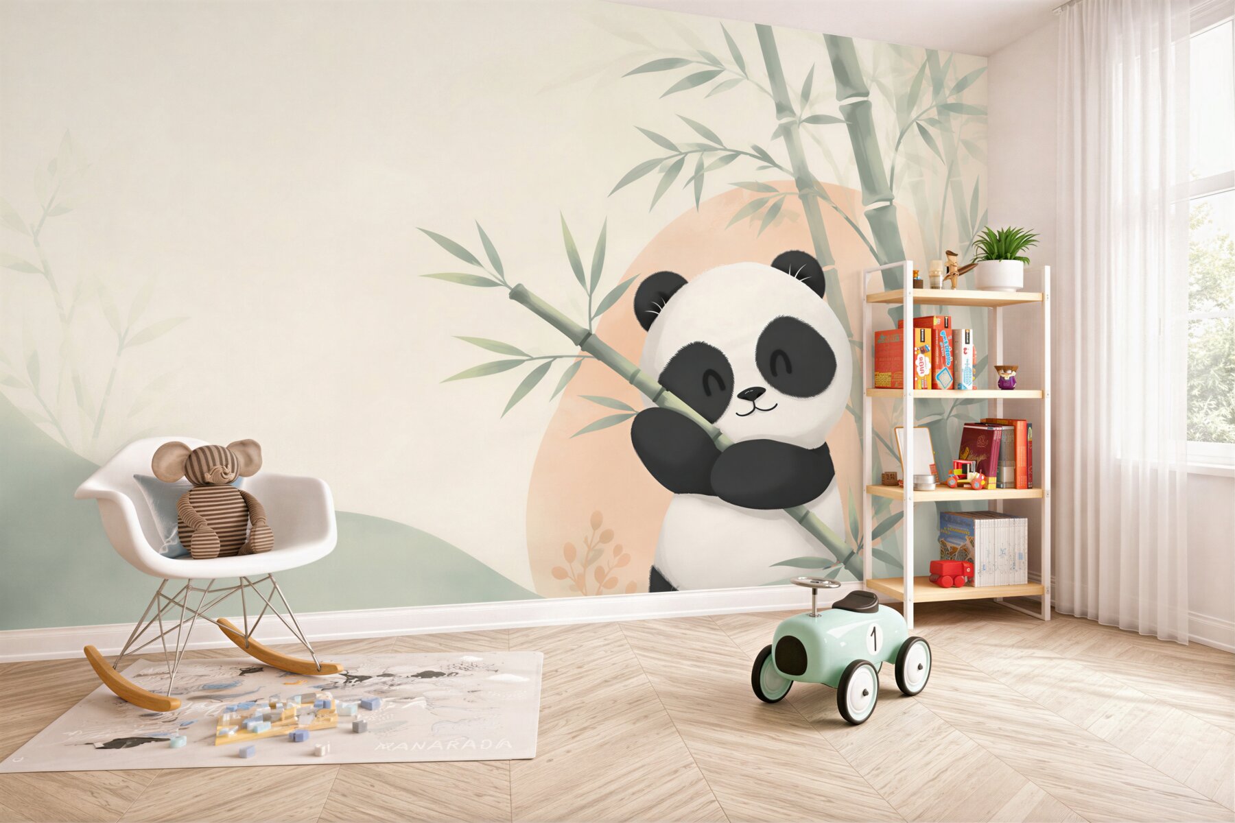 Fototapeta Panda przytula bambus?v23