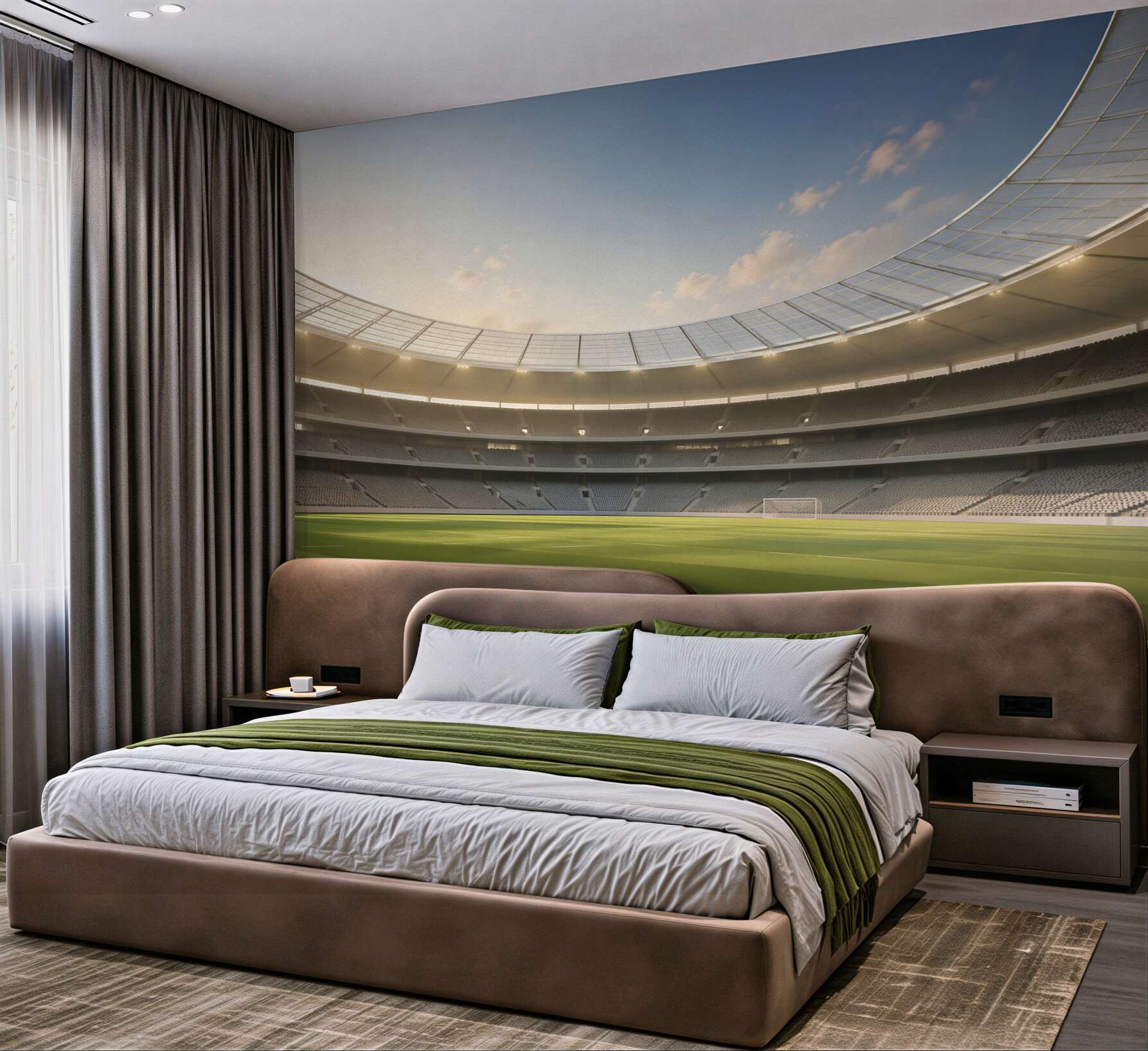 Fototapeta Arena piłkarska i piłkarska?v23