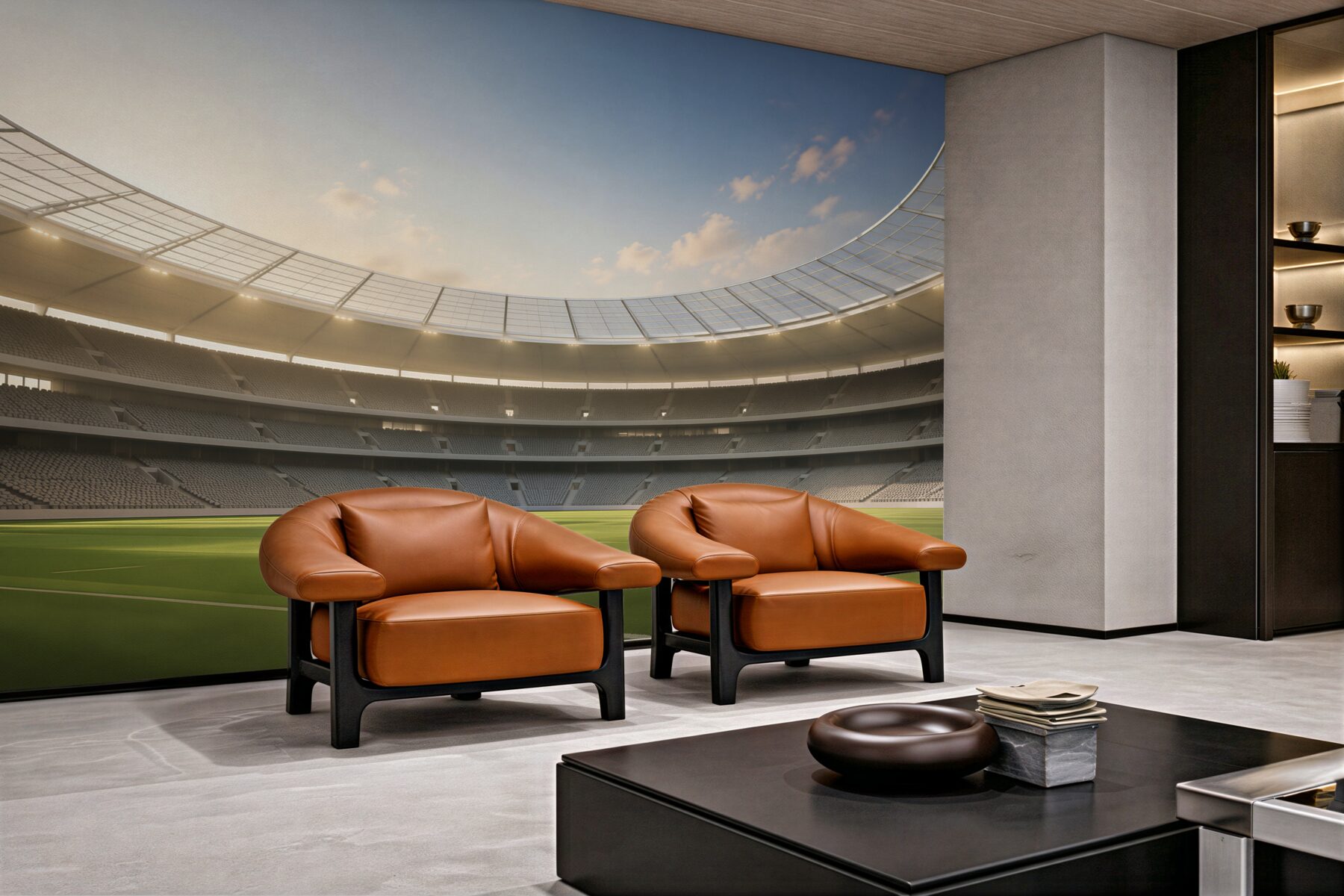 Fototapeta Arena piłkarska i piłkarska?v23