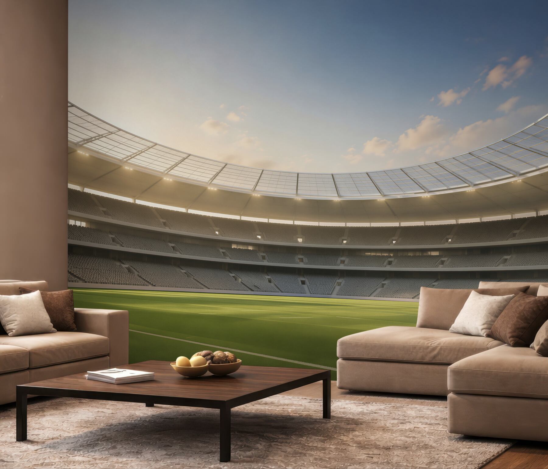 Fototapeta Arena piłkarska i piłkarska?v23