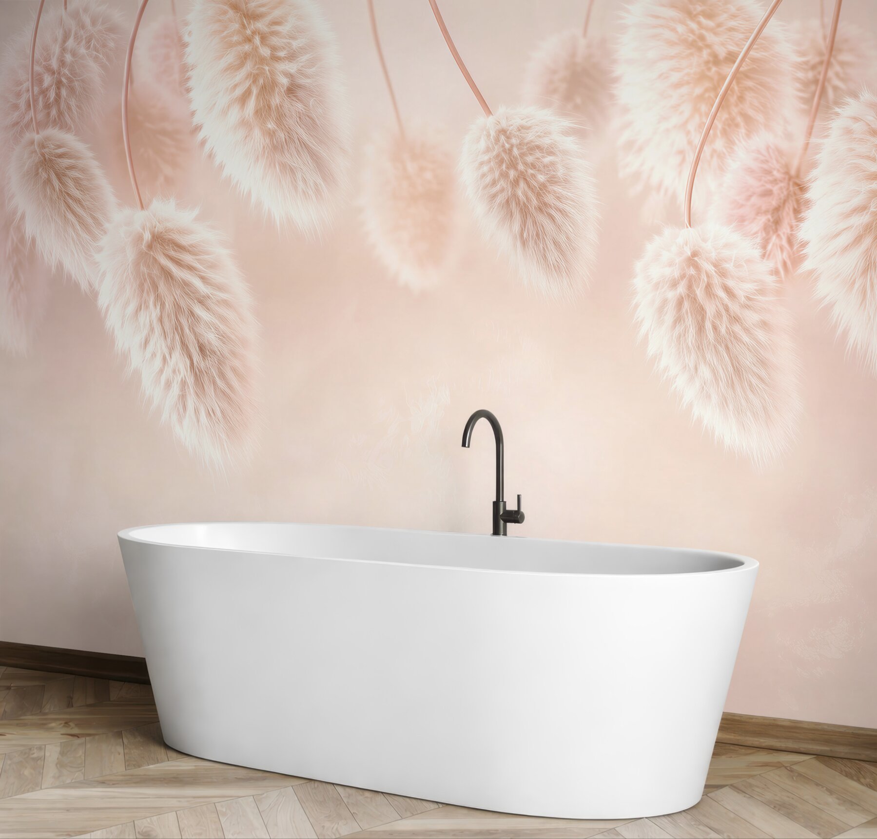 Fototapeta suche kwiaty na różowym tle?v23