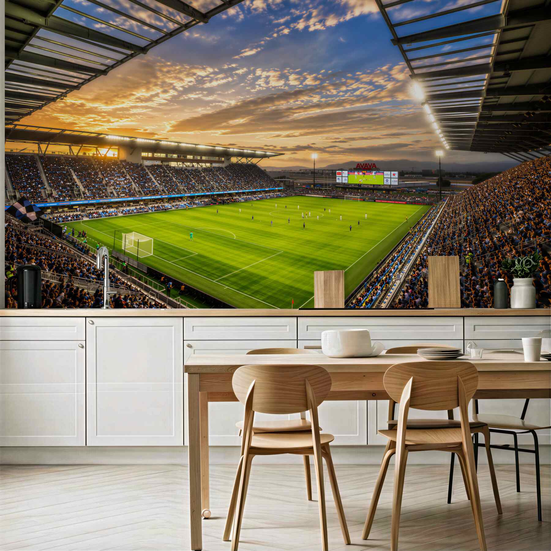 Fototapeta Gram na stadionie piłkarskim?v23