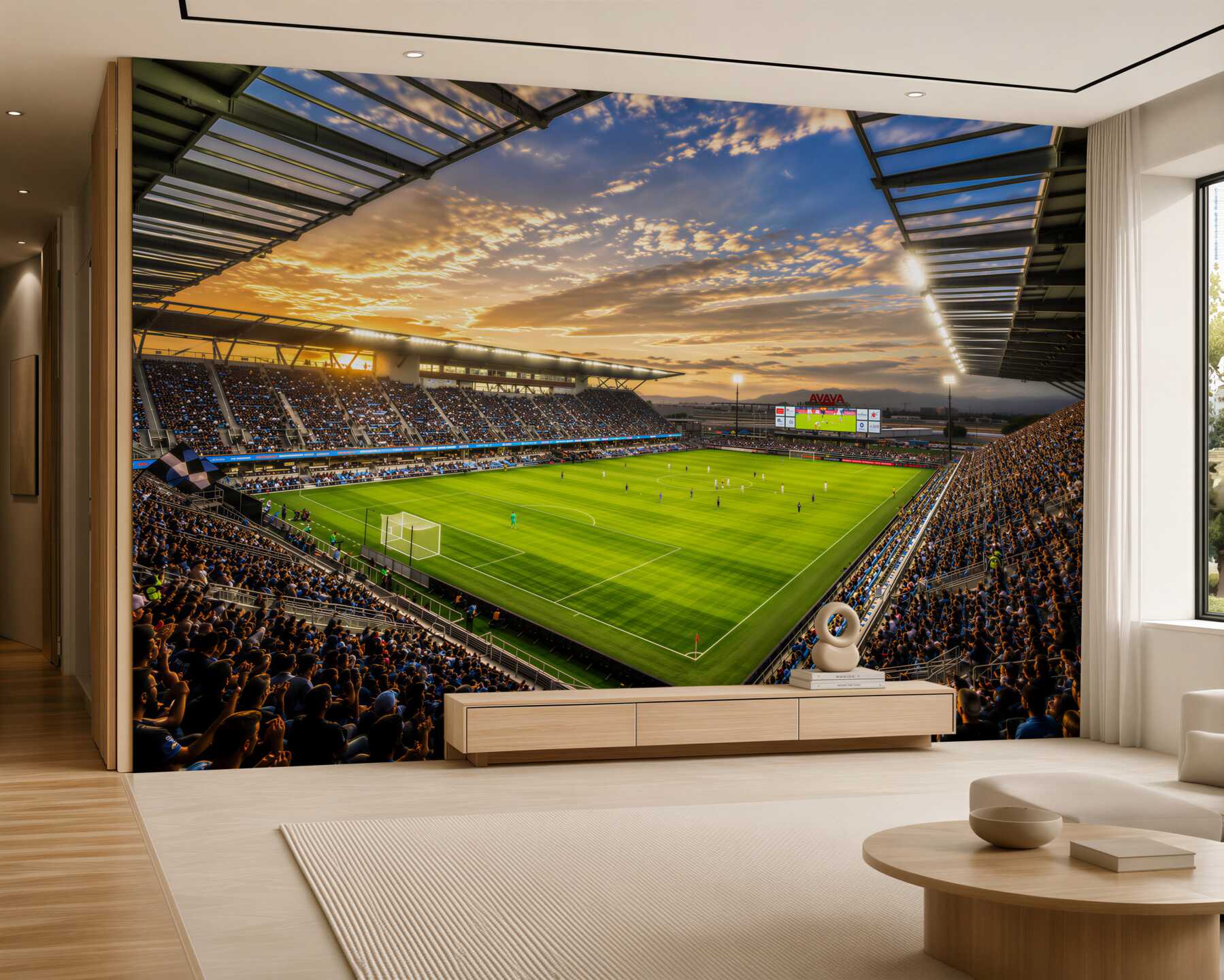 Fototapeta Gram na stadionie piłkarskim?v23