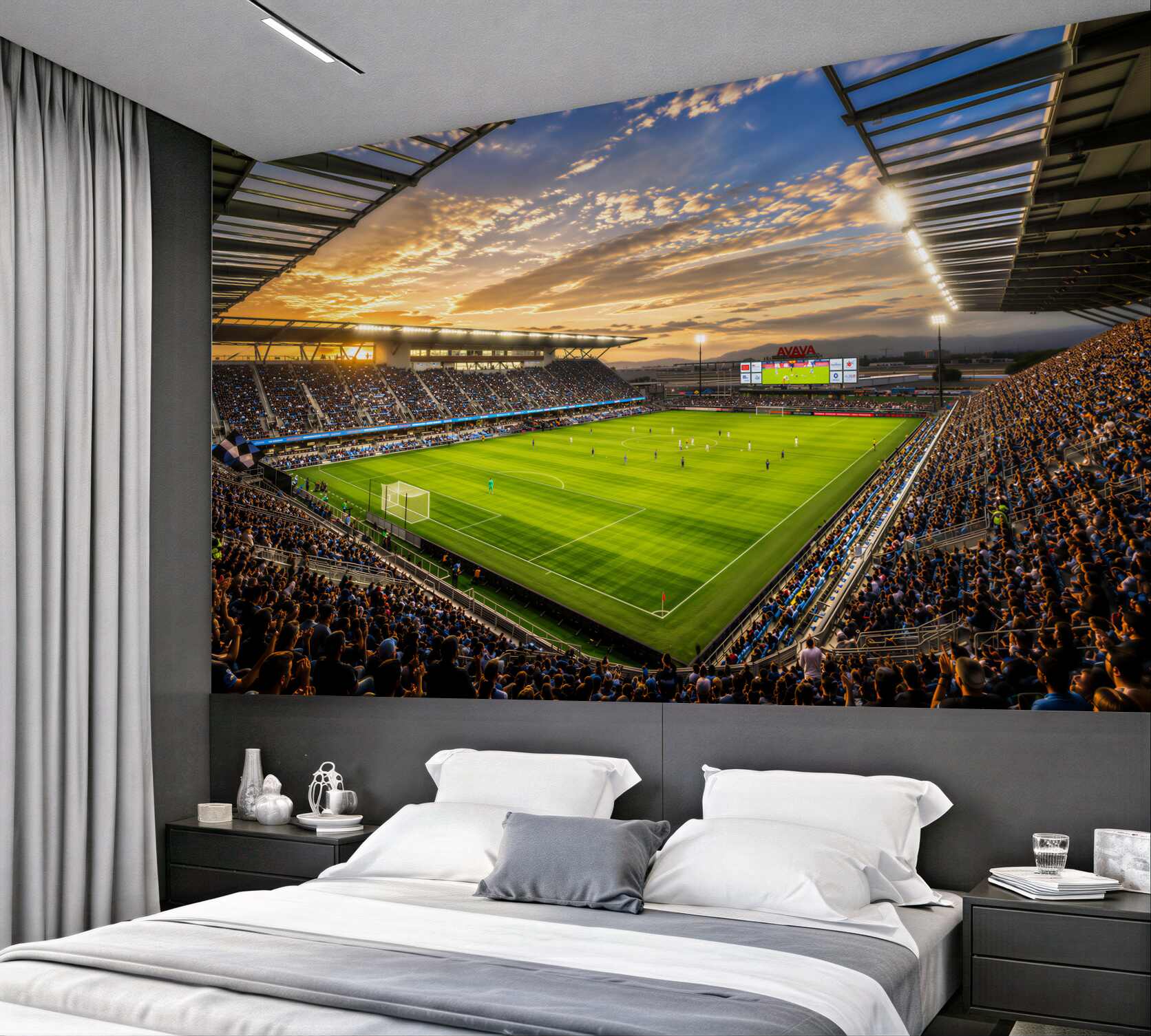 Fototapeta Gram na stadionie piłkarskim?v23