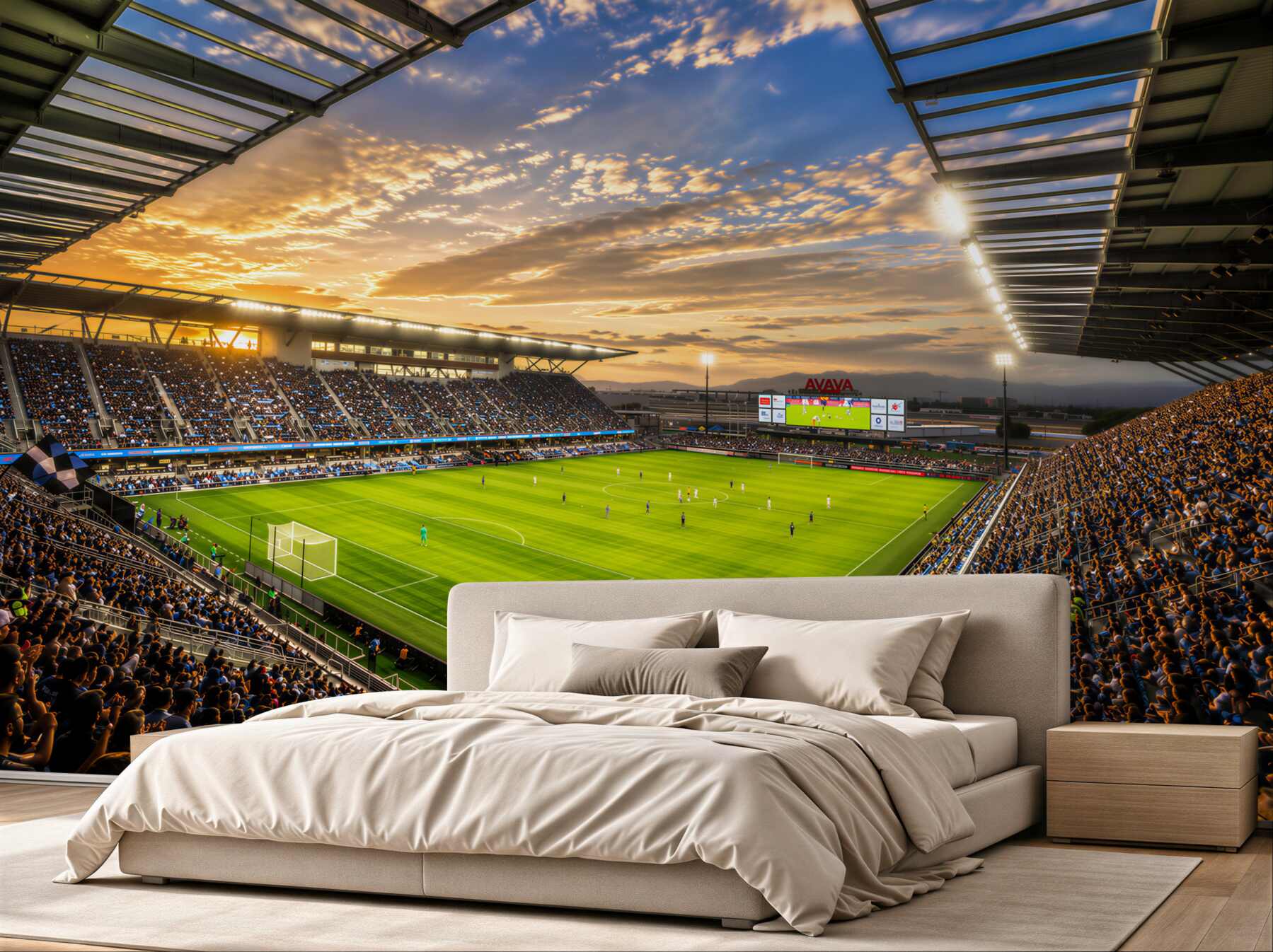 Fototapeta Gram na stadionie piłkarskim?v23