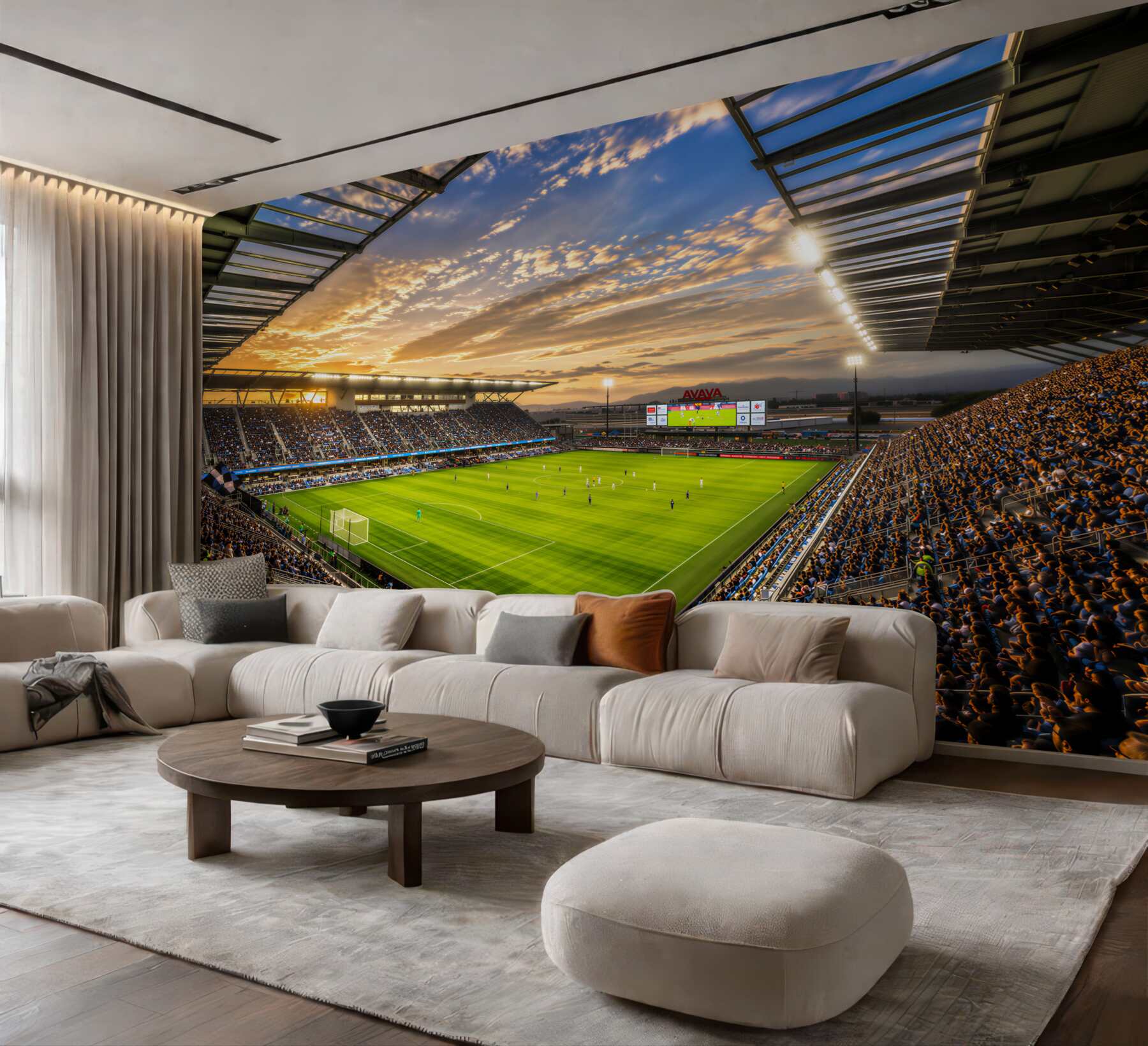 Fototapeta Gram na stadionie piłkarskim?v23