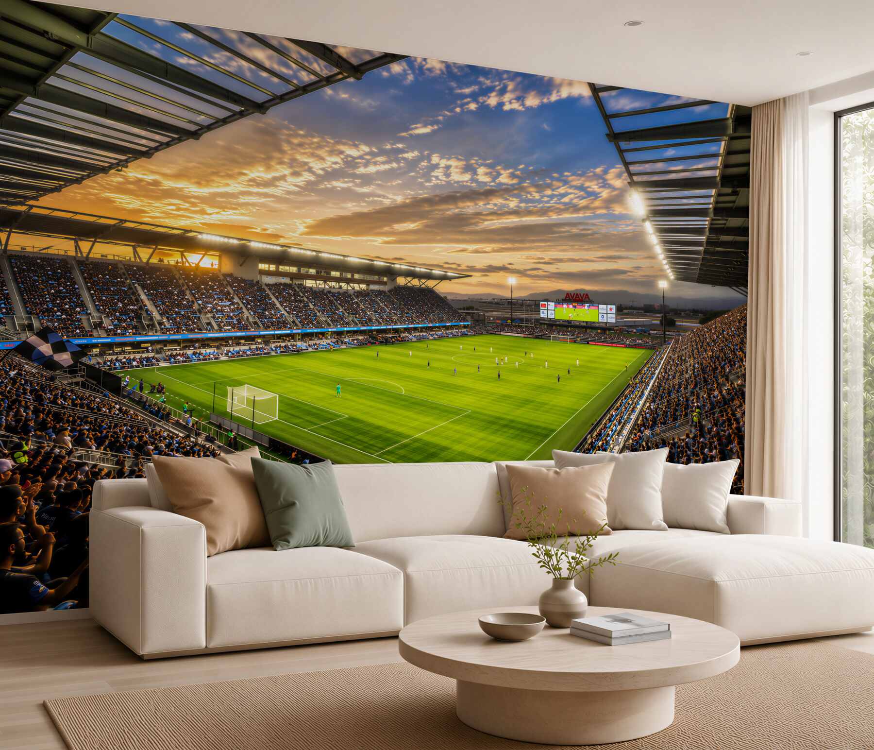 Fototapeta Gram na stadionie piłkarskim?v23