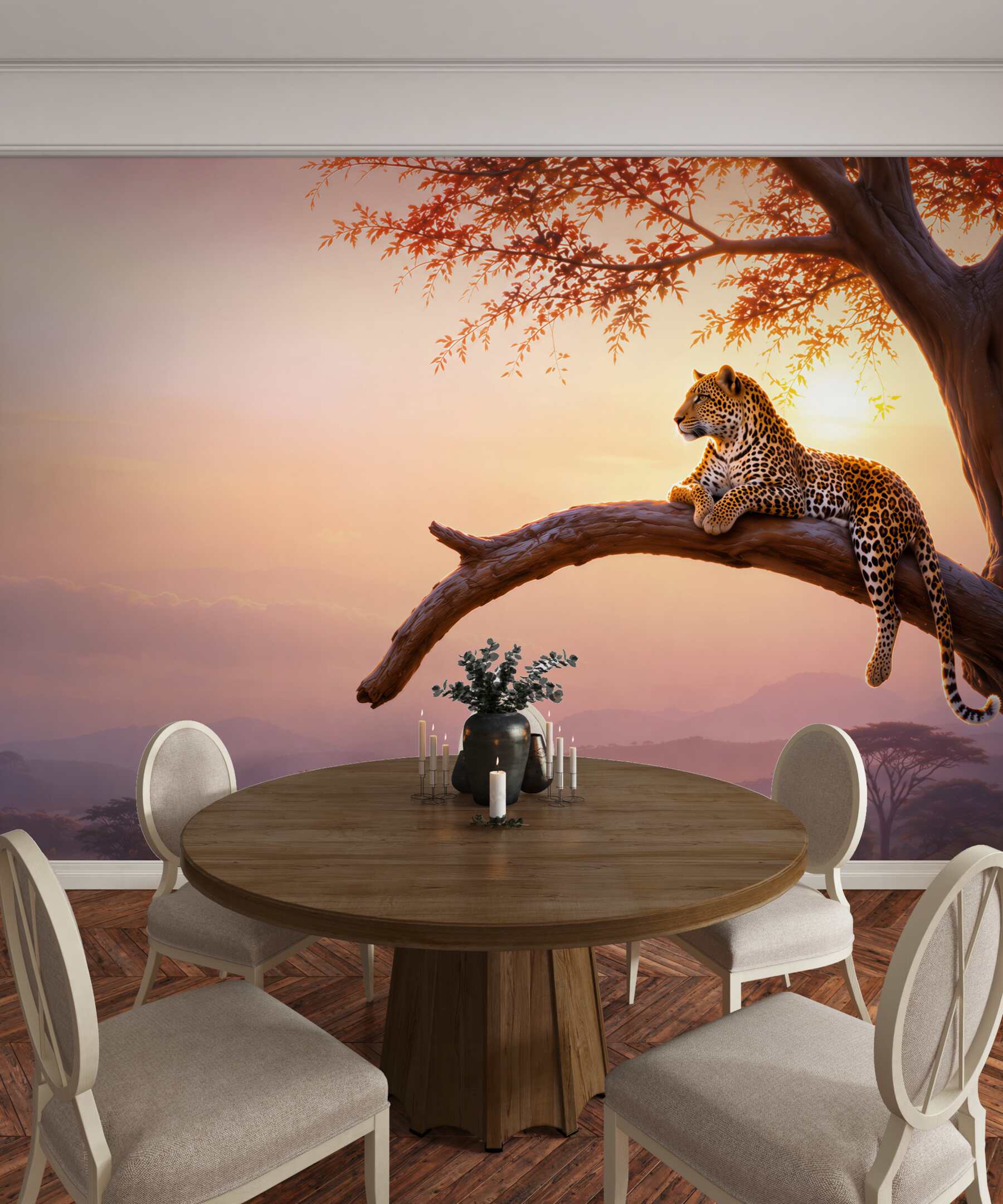 Fototapeta Gepard leży na drzewie?v23