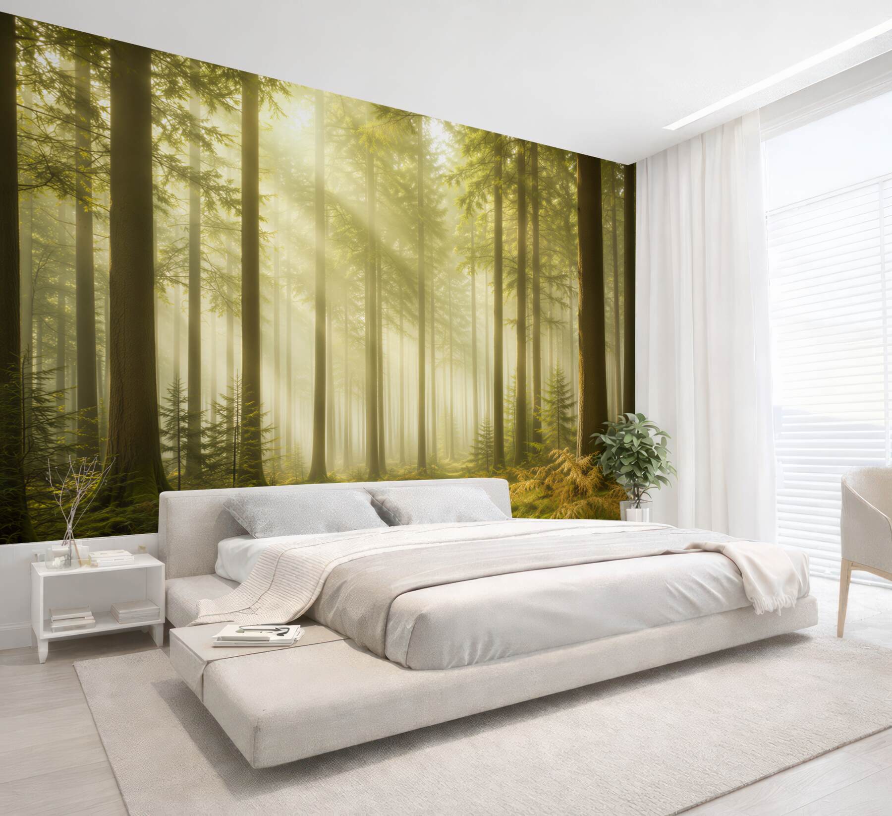 Fototapeta las oświetlają promienie słońca?v23
