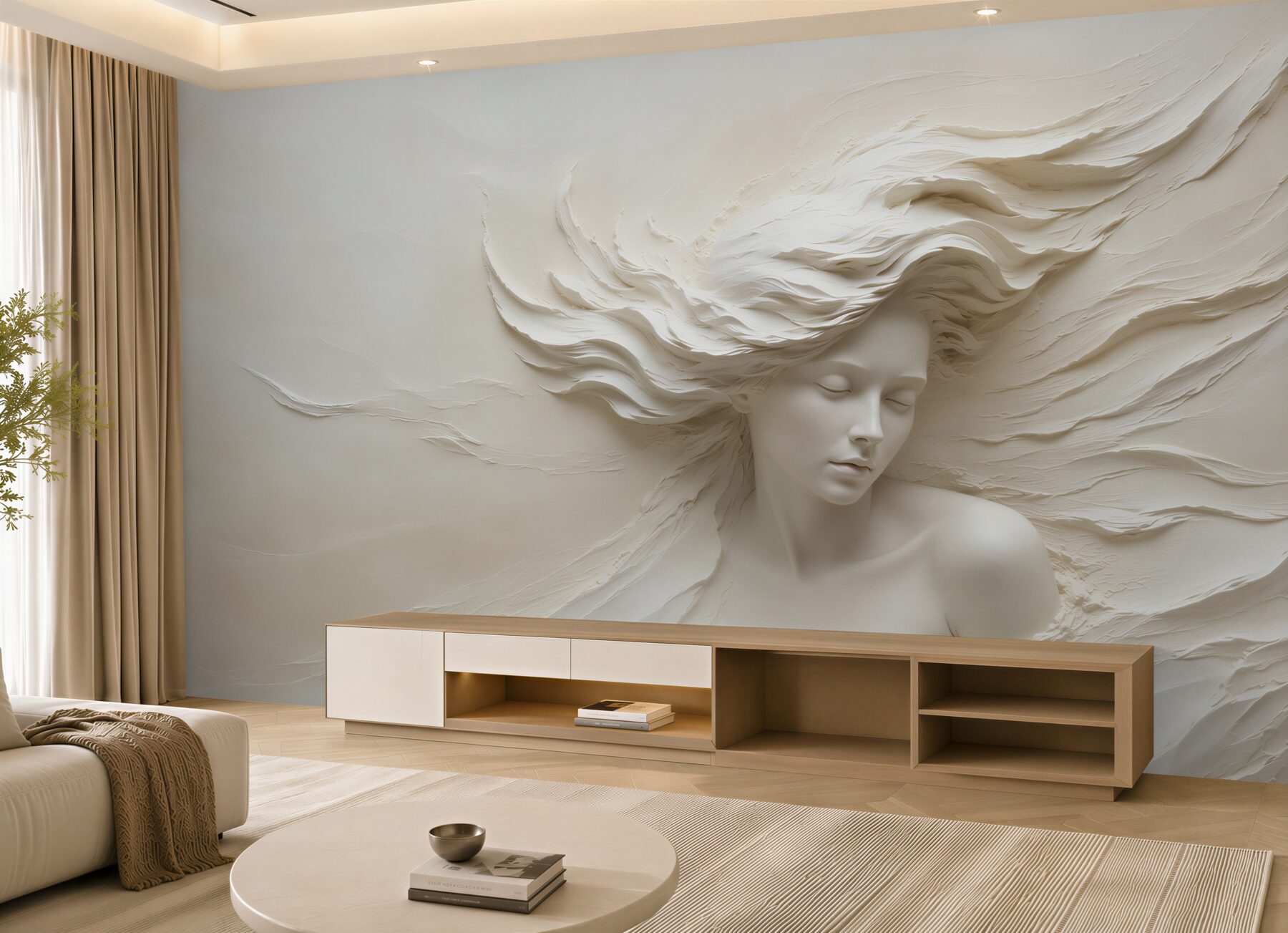 Fototapeta Dziewczyna z rozpuszczonymi włosami?v23