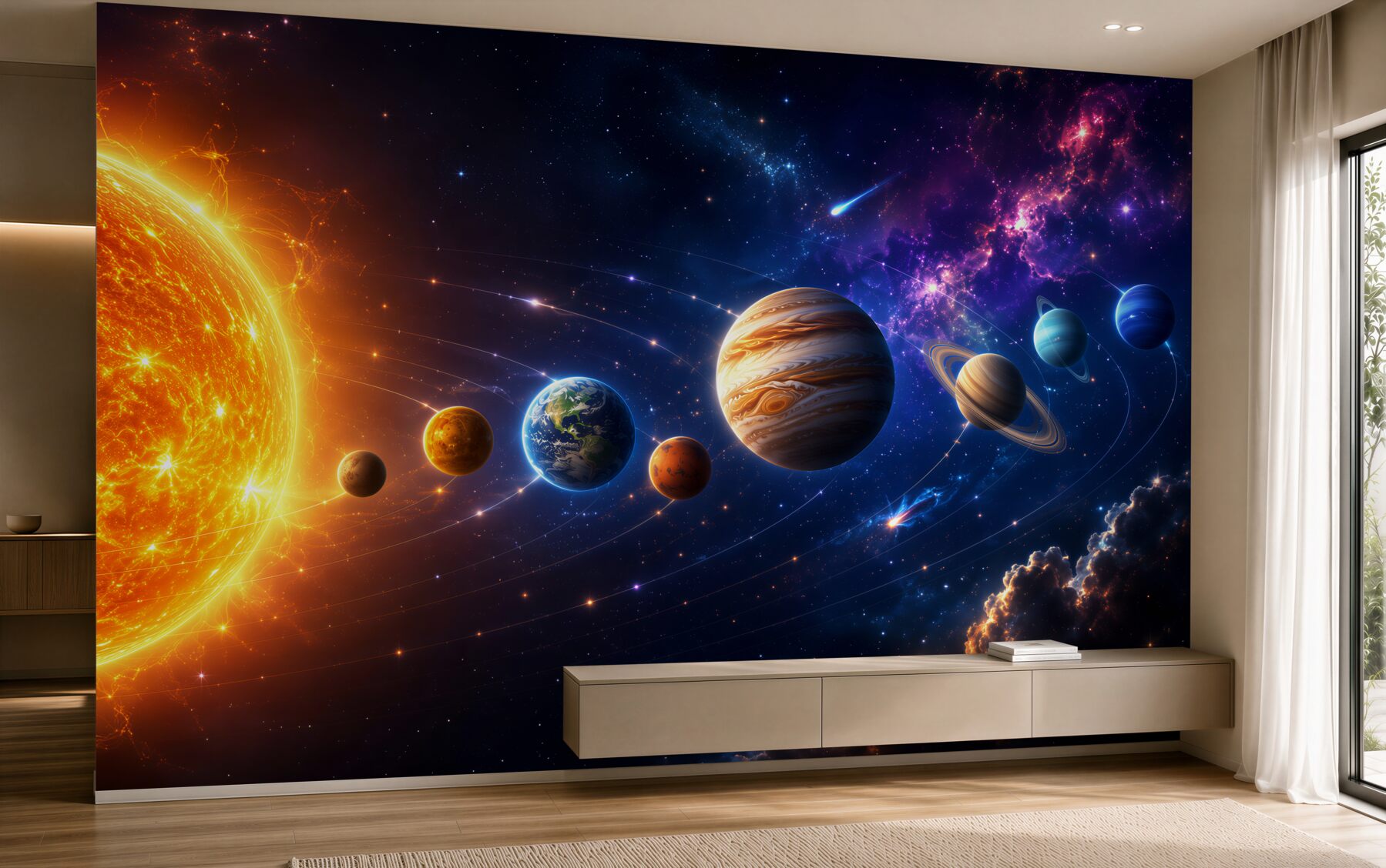 Fototapeta Kolejność planet we wszechświecie?v23