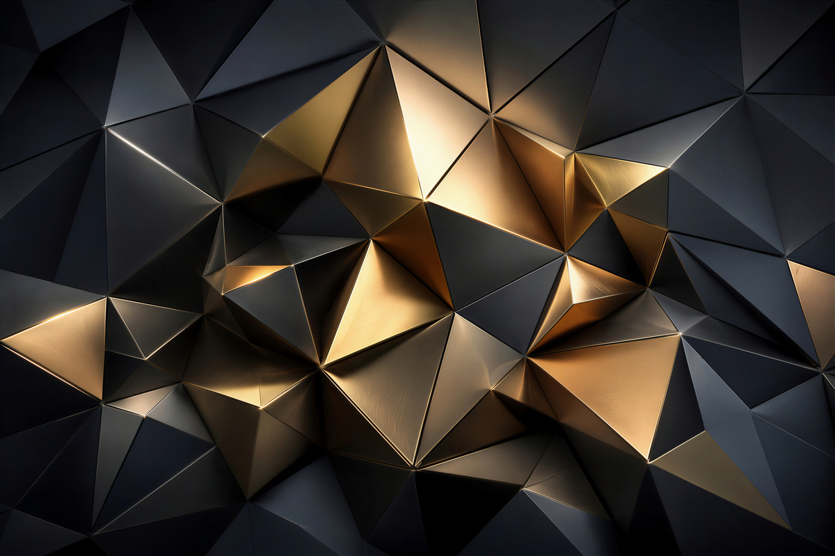 Fototapeta Wolumetryczne kształty geometryczne