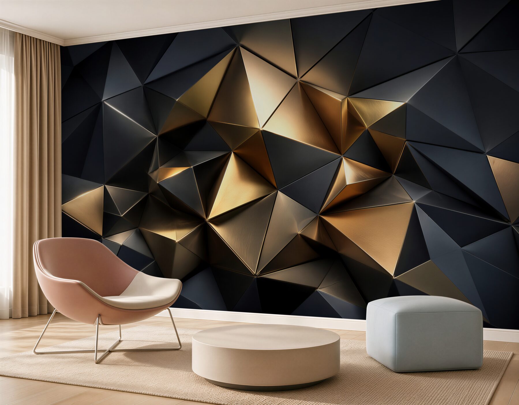 Fototapeta Wolumetryczne kształty geometryczne
