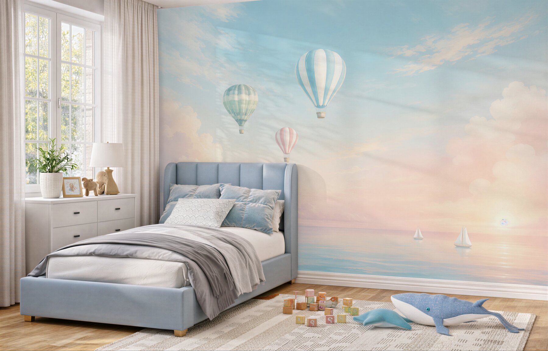 Fototapeta Balony nad jachtami?v23
