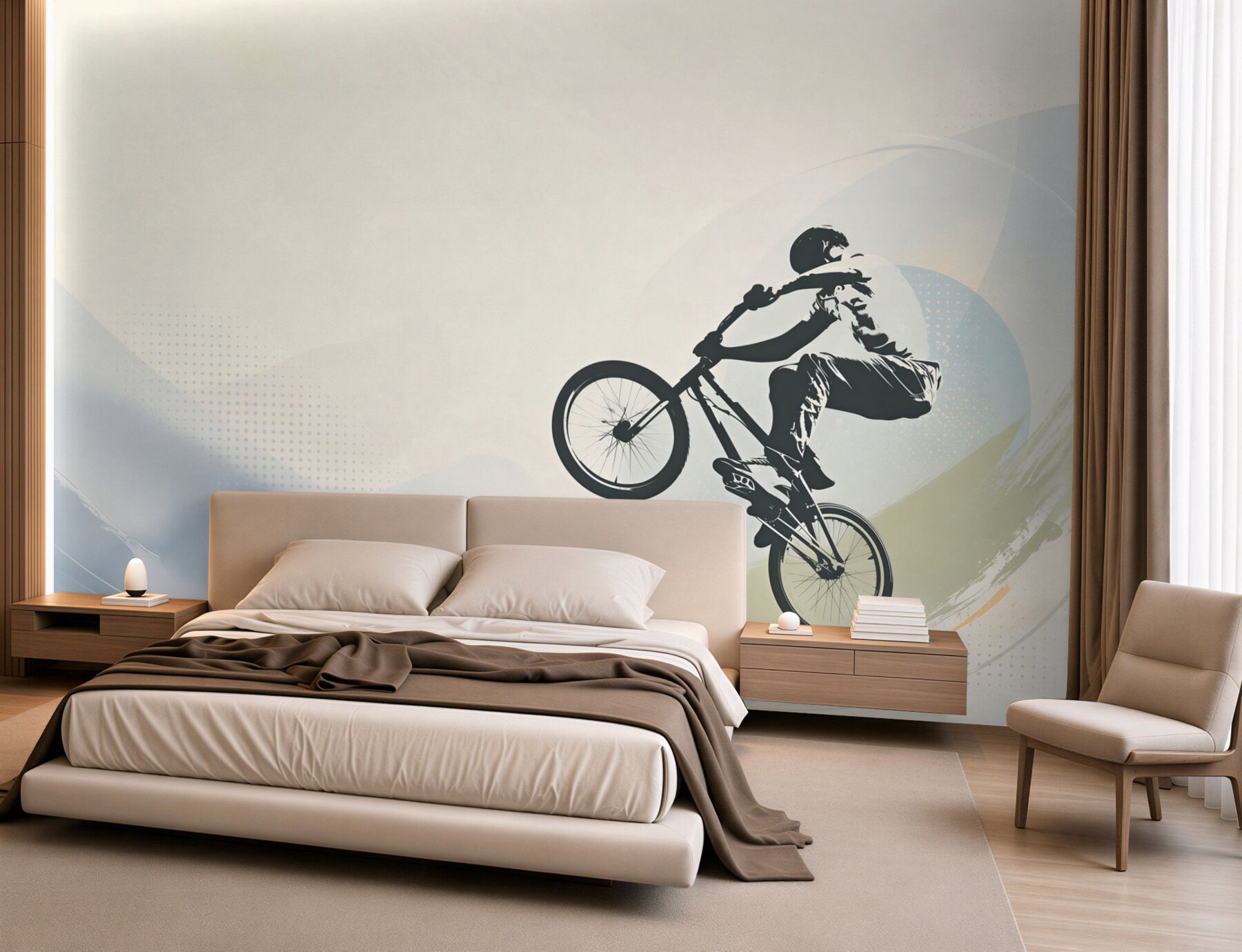 Fototapeta Graffiti motocyklisty?v23
