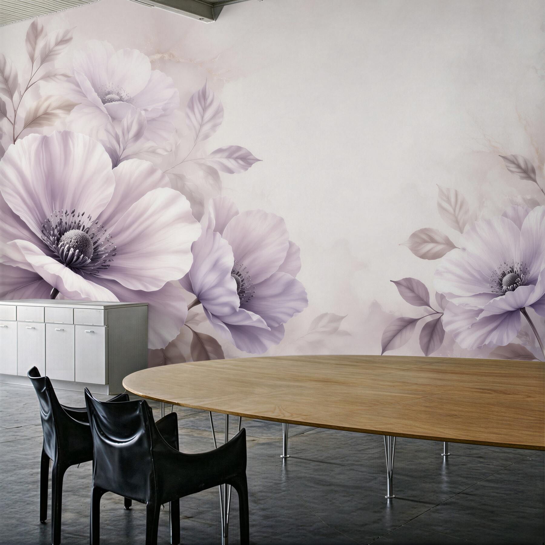 Fototapeta jasnofioletowe anemony na subtelnym tle elegancka?v23