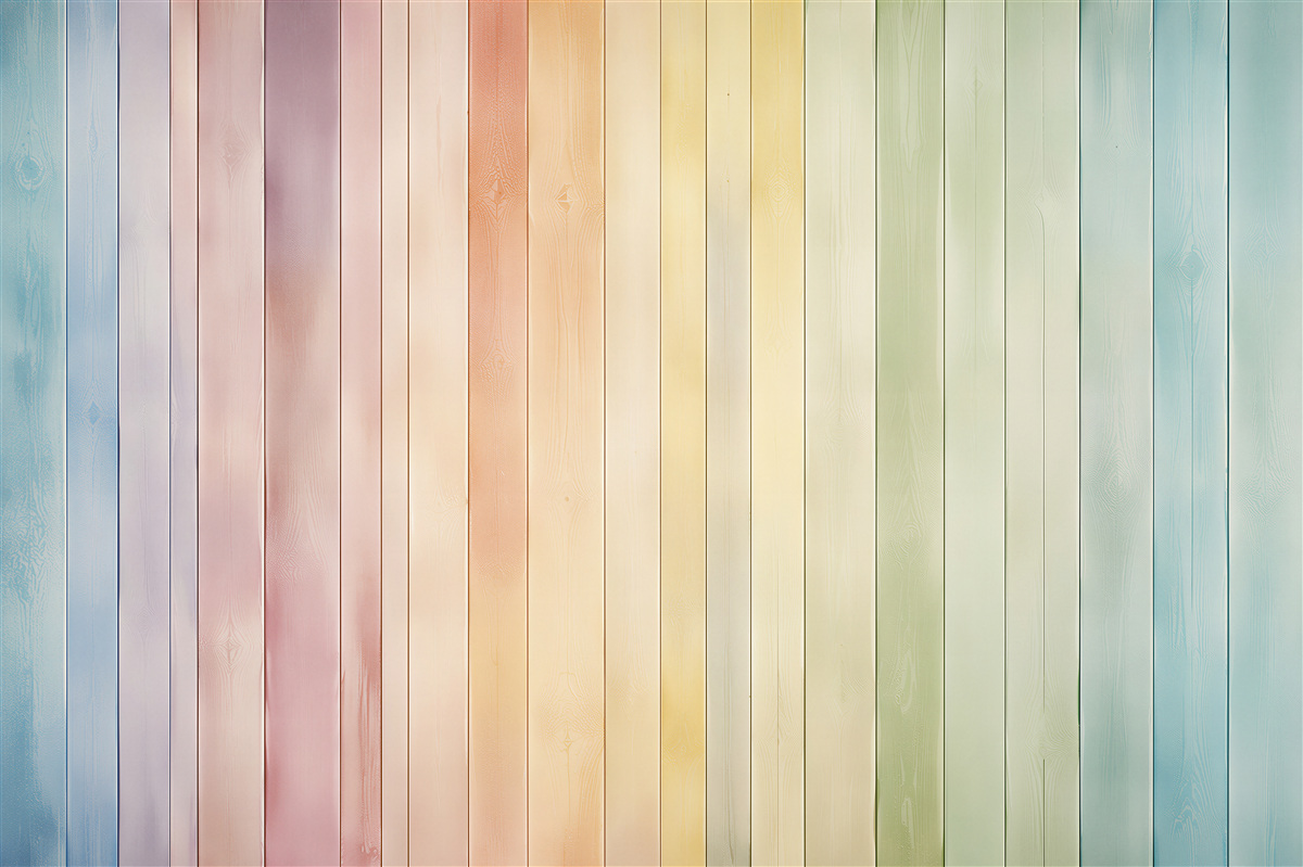 Fototapeta pastelowe drewniane deski kolorowe tło do pokoju dziecka