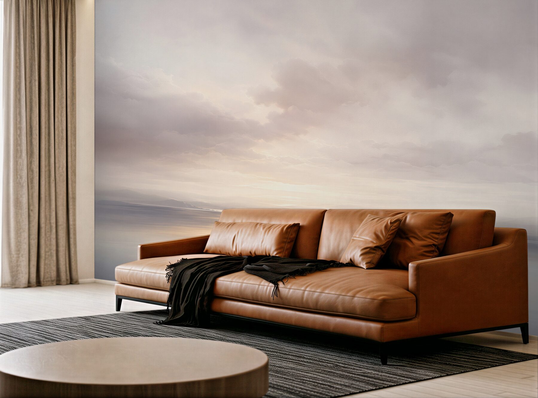 Fototapeta spokojne jezioro o wschodzie słońca w pastelowych barwach?v23