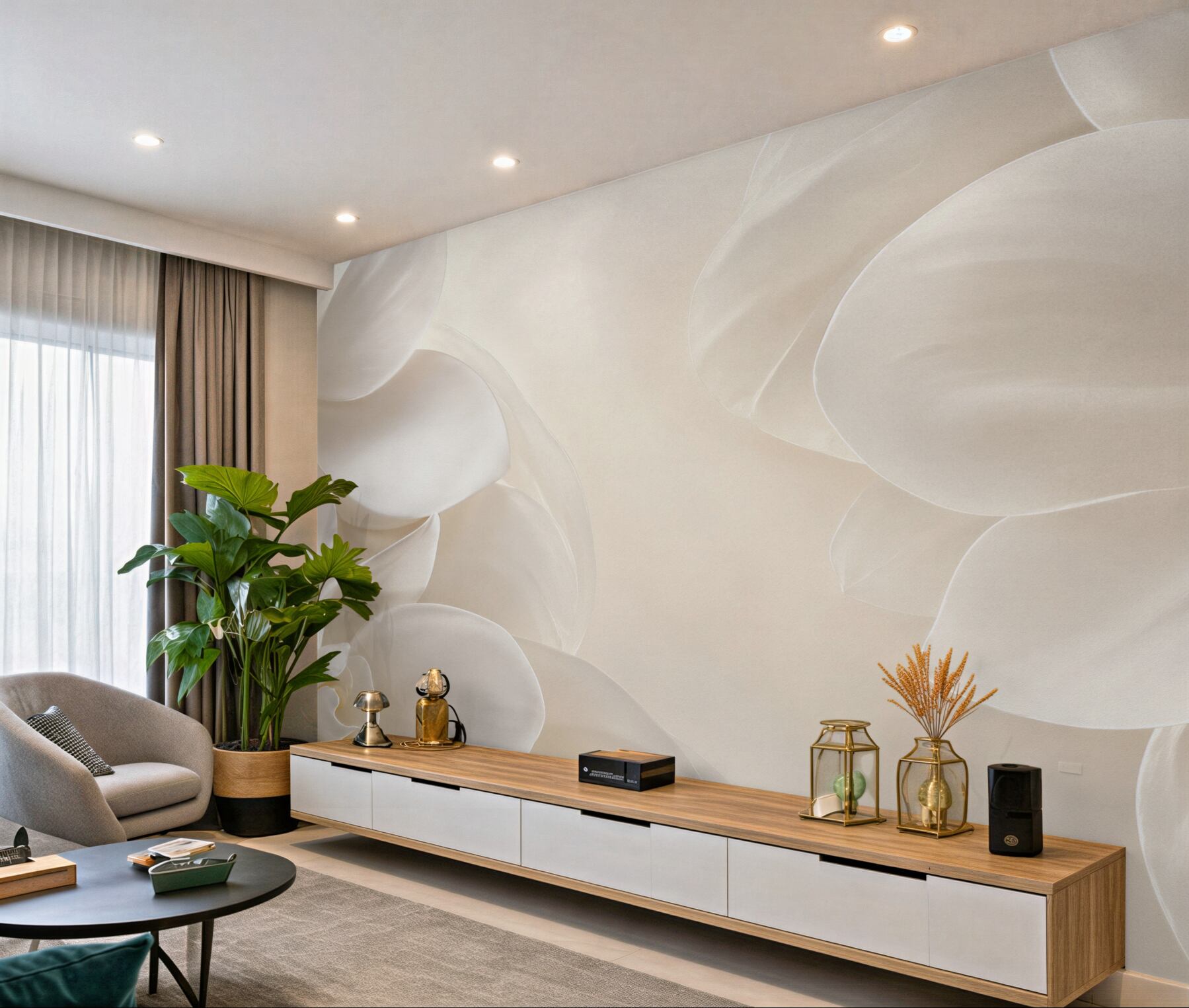 Fototapeta śnieżnobiałe porcelanowe kwiaty?v23