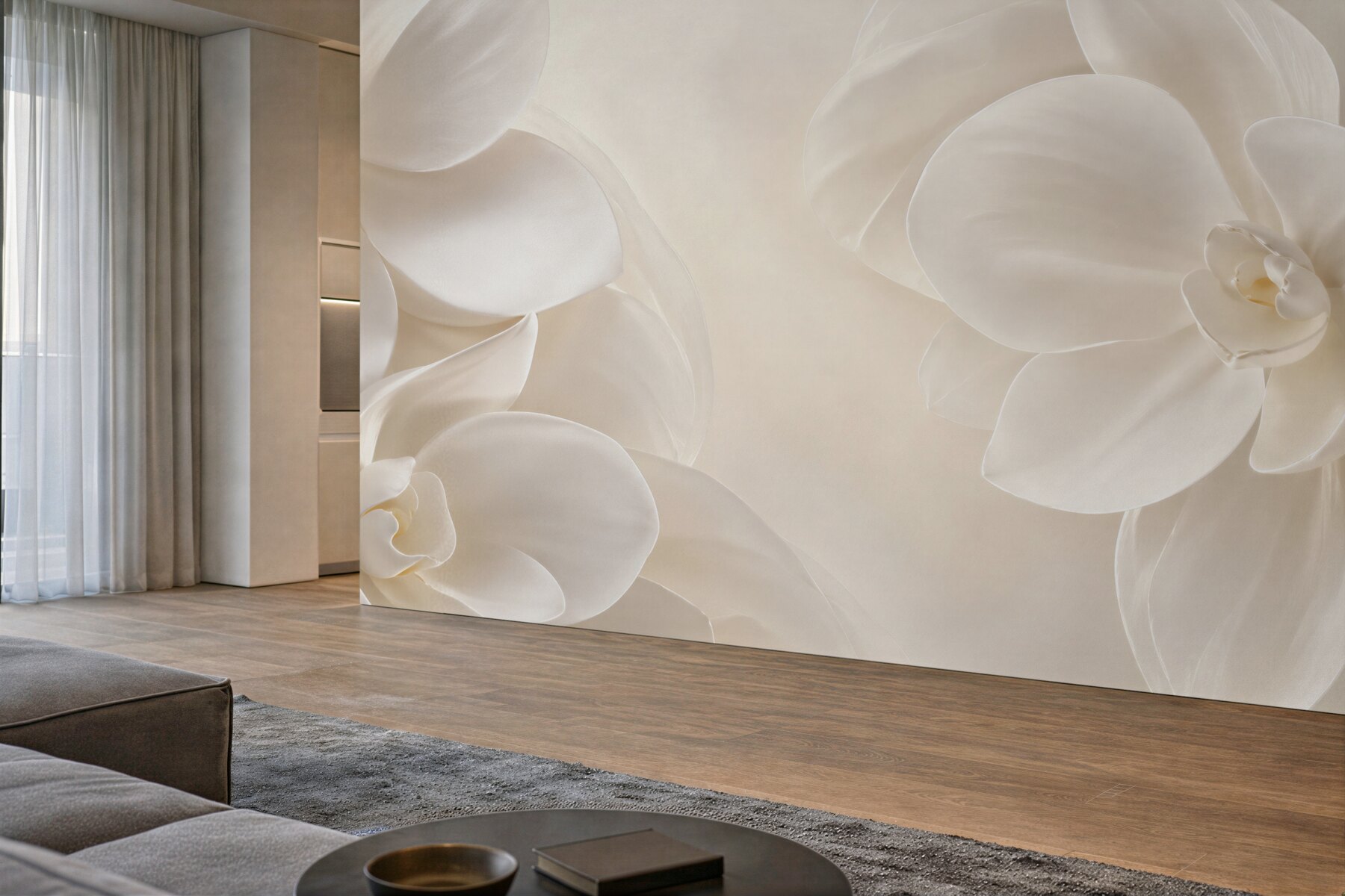 Fototapeta śnieżnobiałe porcelanowe kwiaty?v23